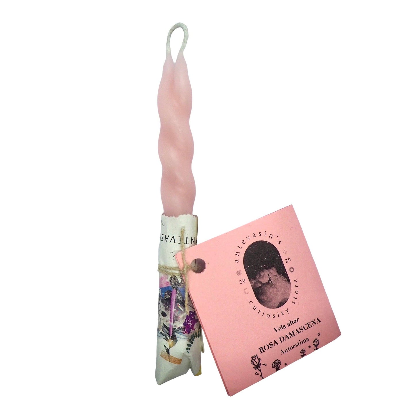Damascene Rose Ritual Duplero Candle: Self Esteem