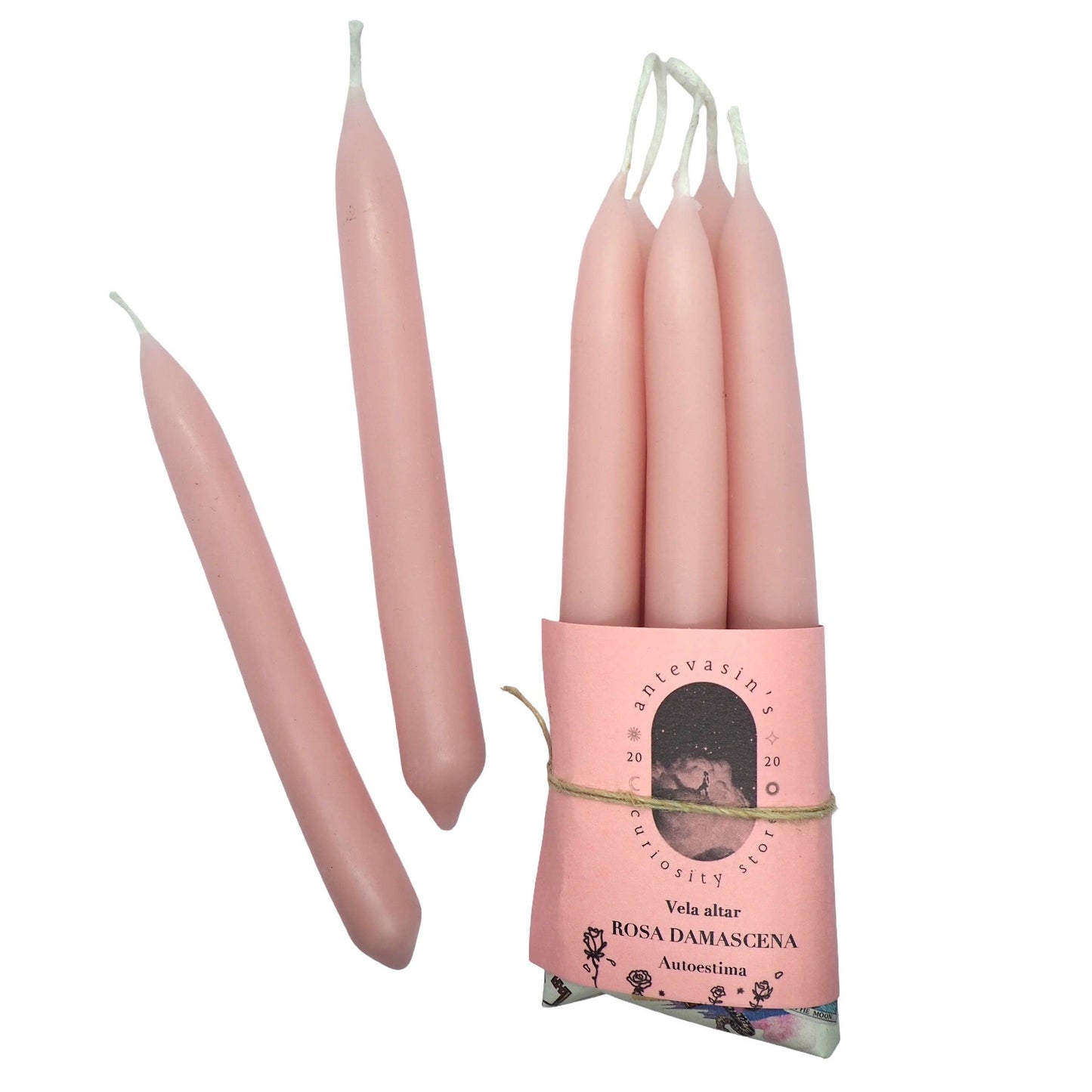 Damascene Rose Ritual Candle: Self Esteem