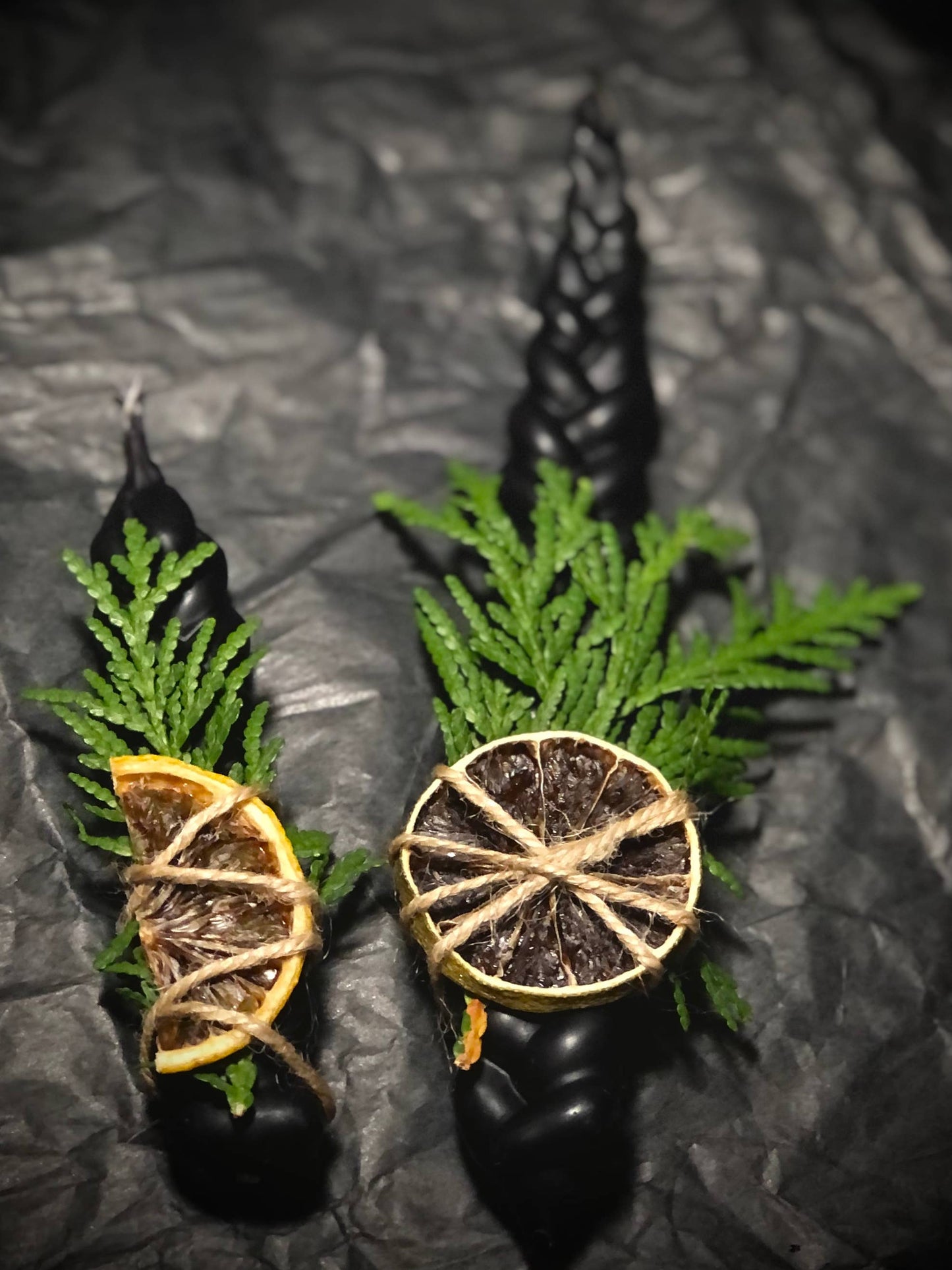 Blak Magick Braided Beeswax Candle
