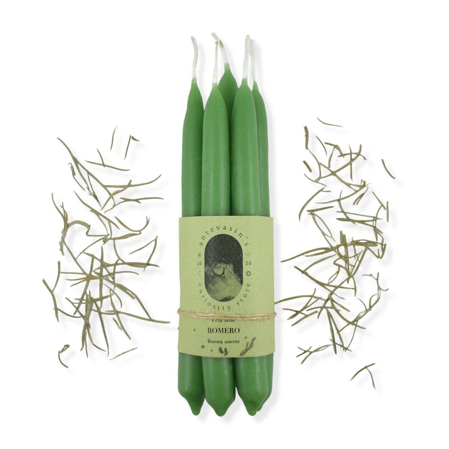 Rosemary Ritual Candle: Health + Good Luck
