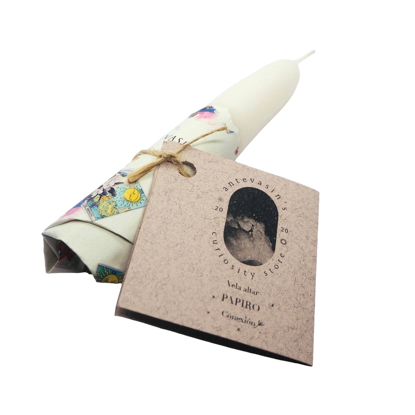 Papyrus Ritual Stubby Candle: Connection