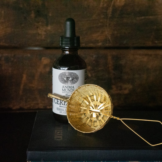Woven Brass Small Tea Strainer