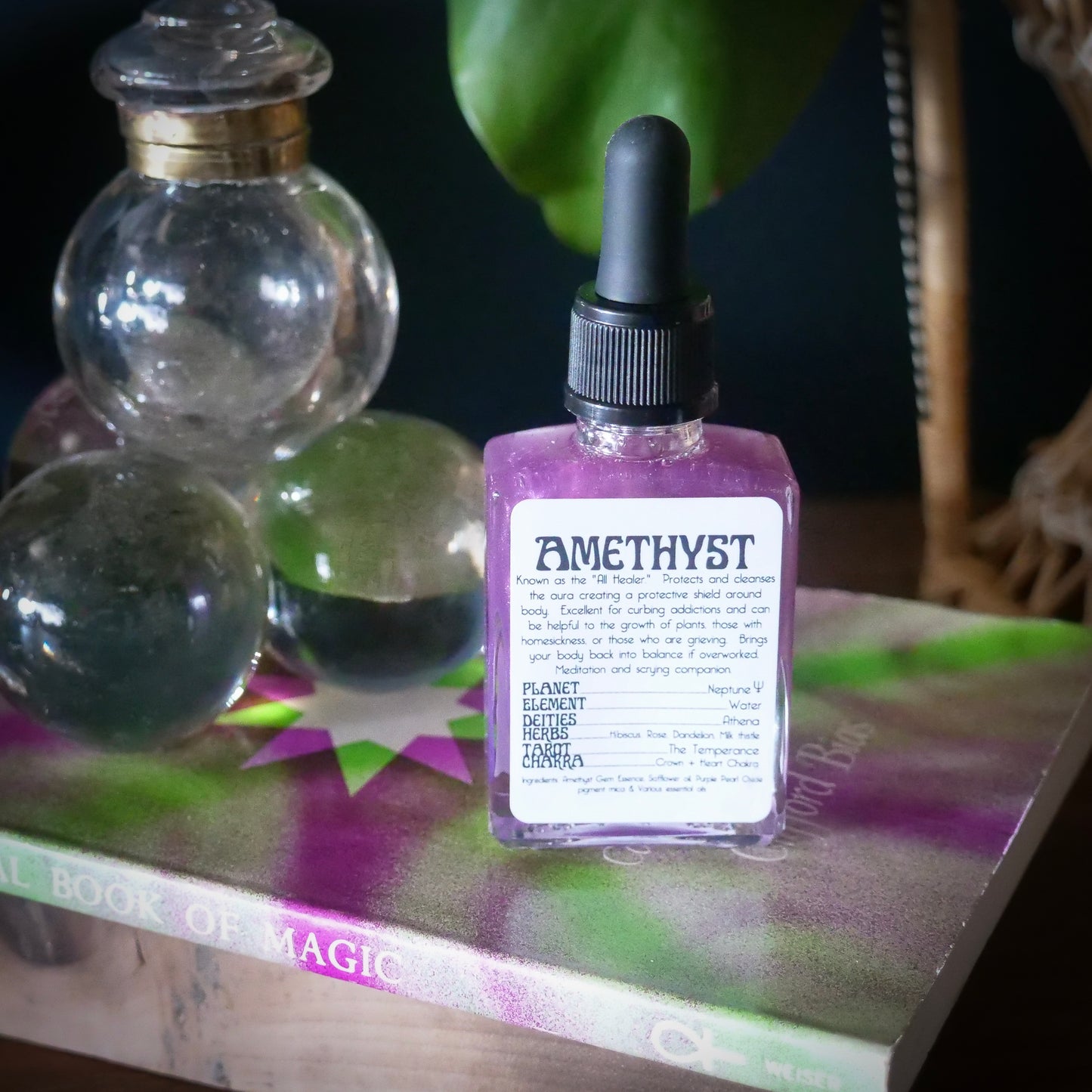 Amethyst Gem Essence Ritual Oil