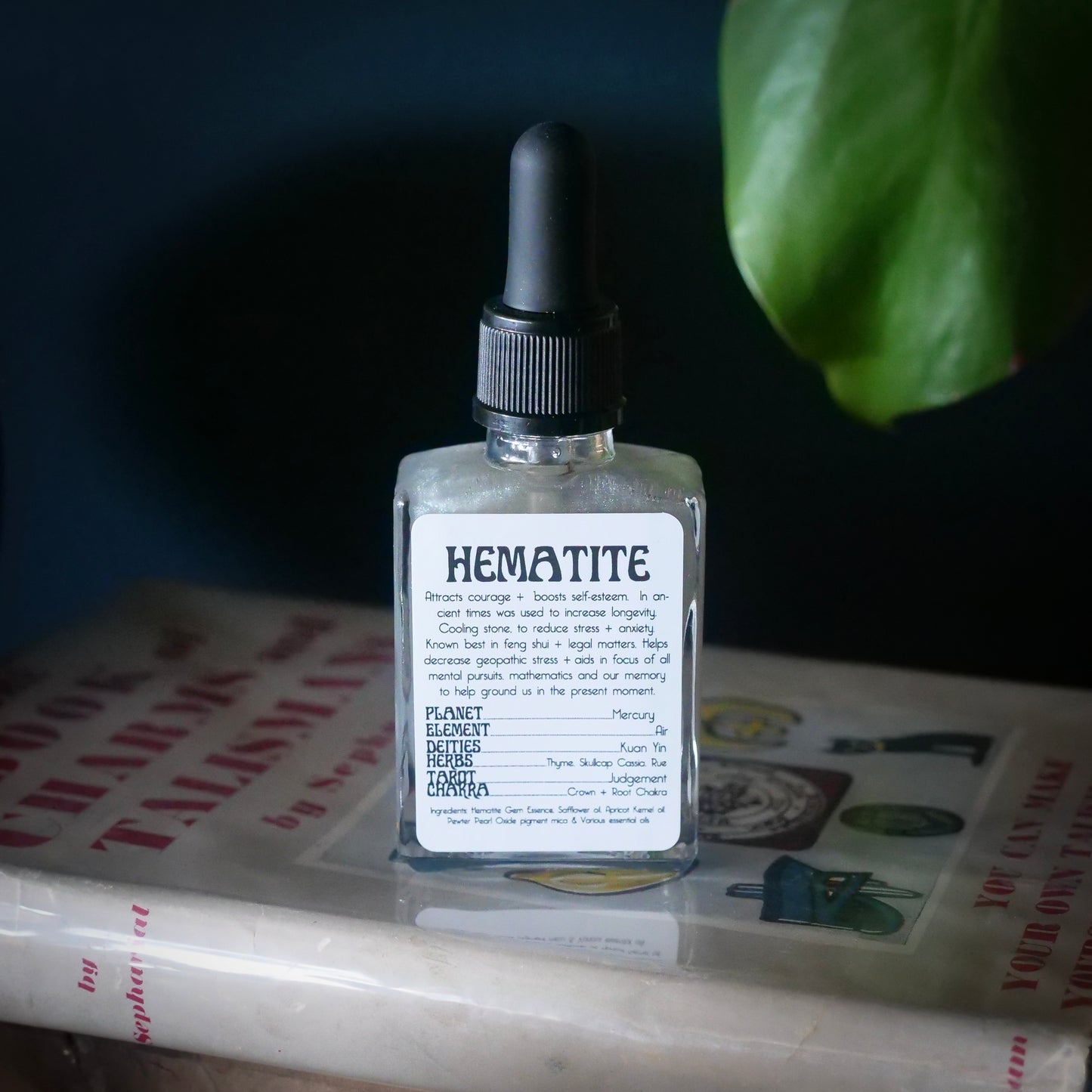 Hematite Gem Essence Ritual Oil