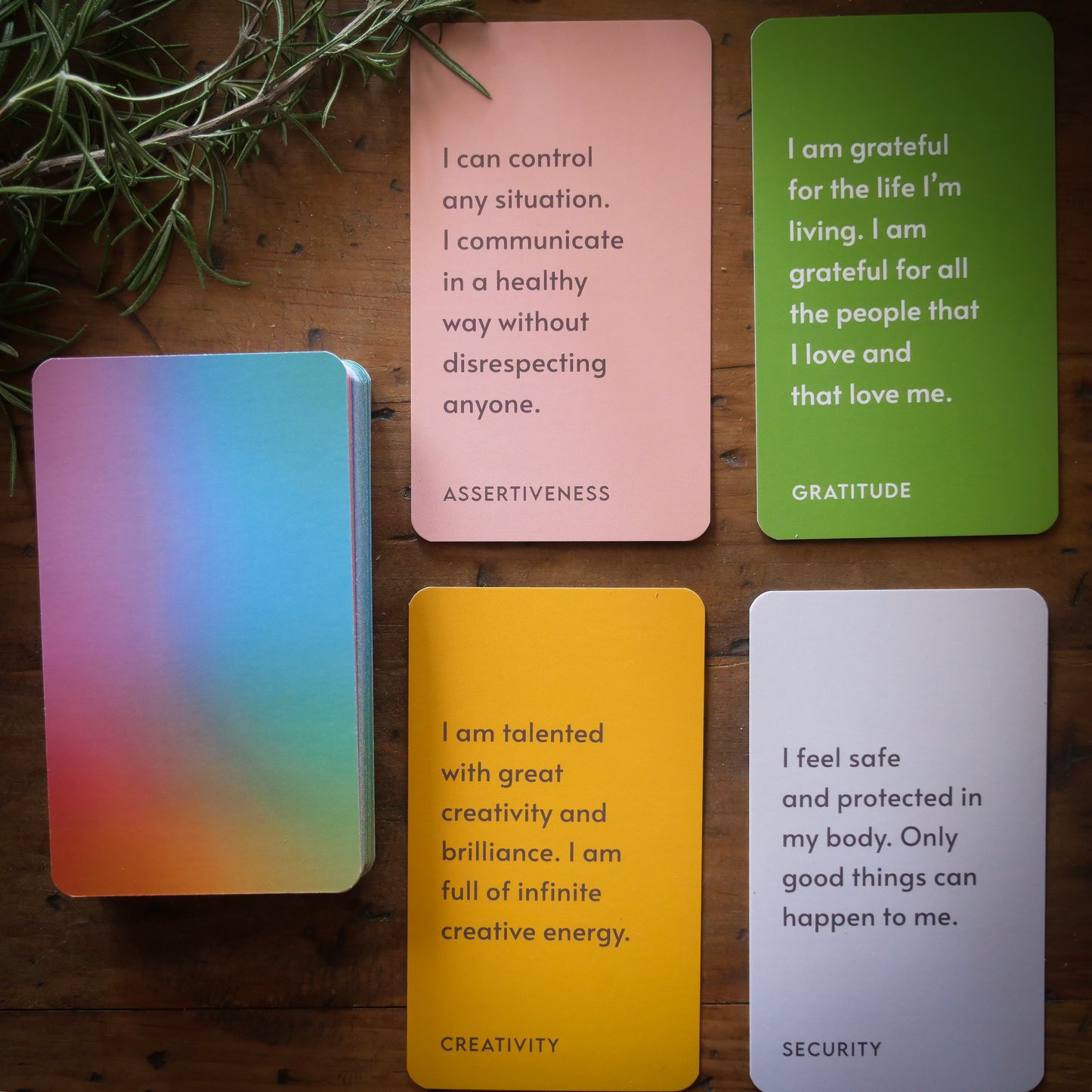 Aura Affirmation Deck