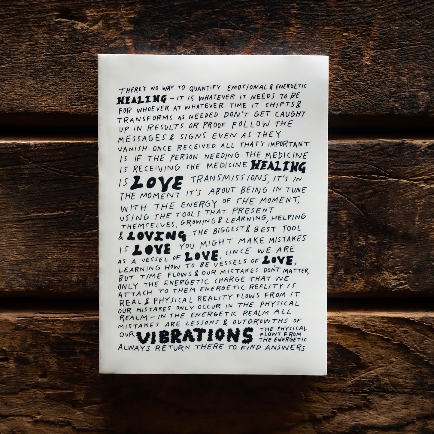 Healing + Self-Help Book