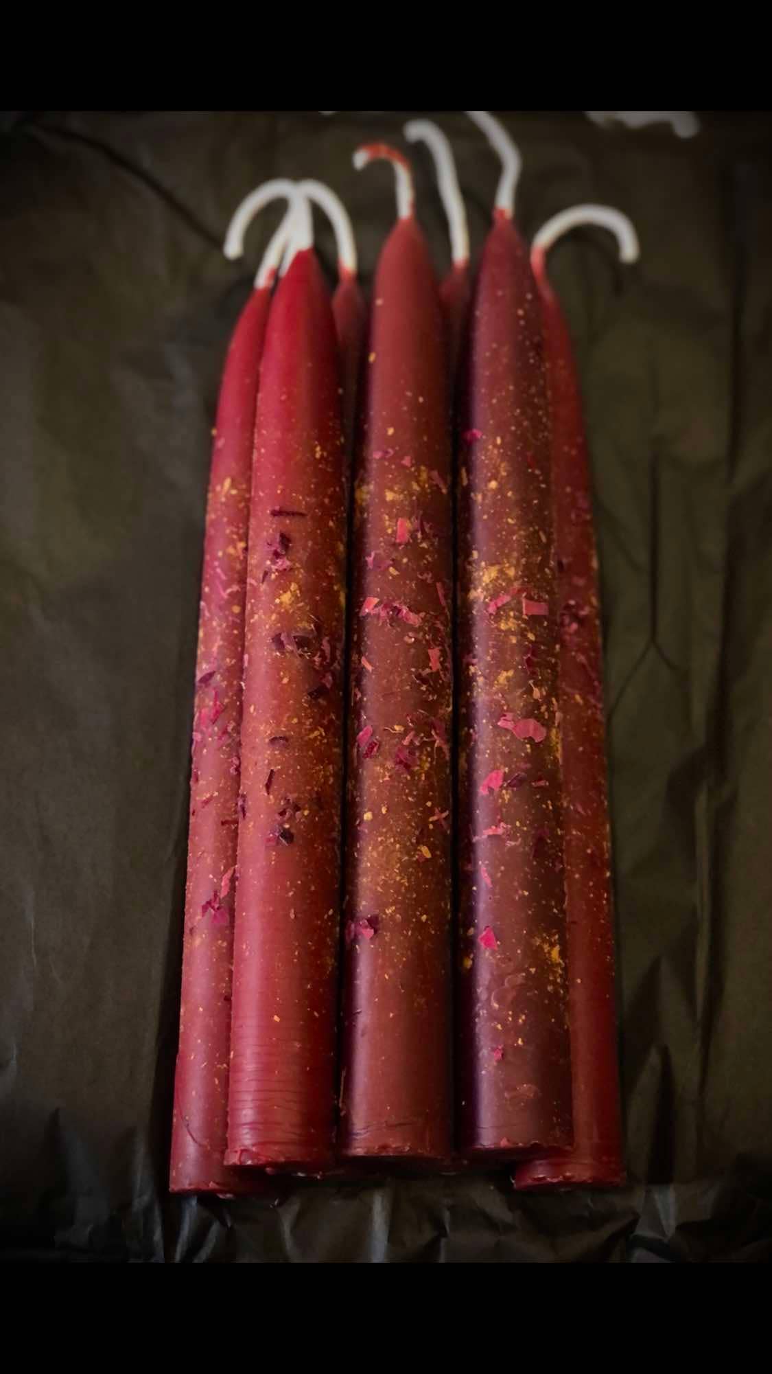 Courage + Fire Beeswax Ritual Candle