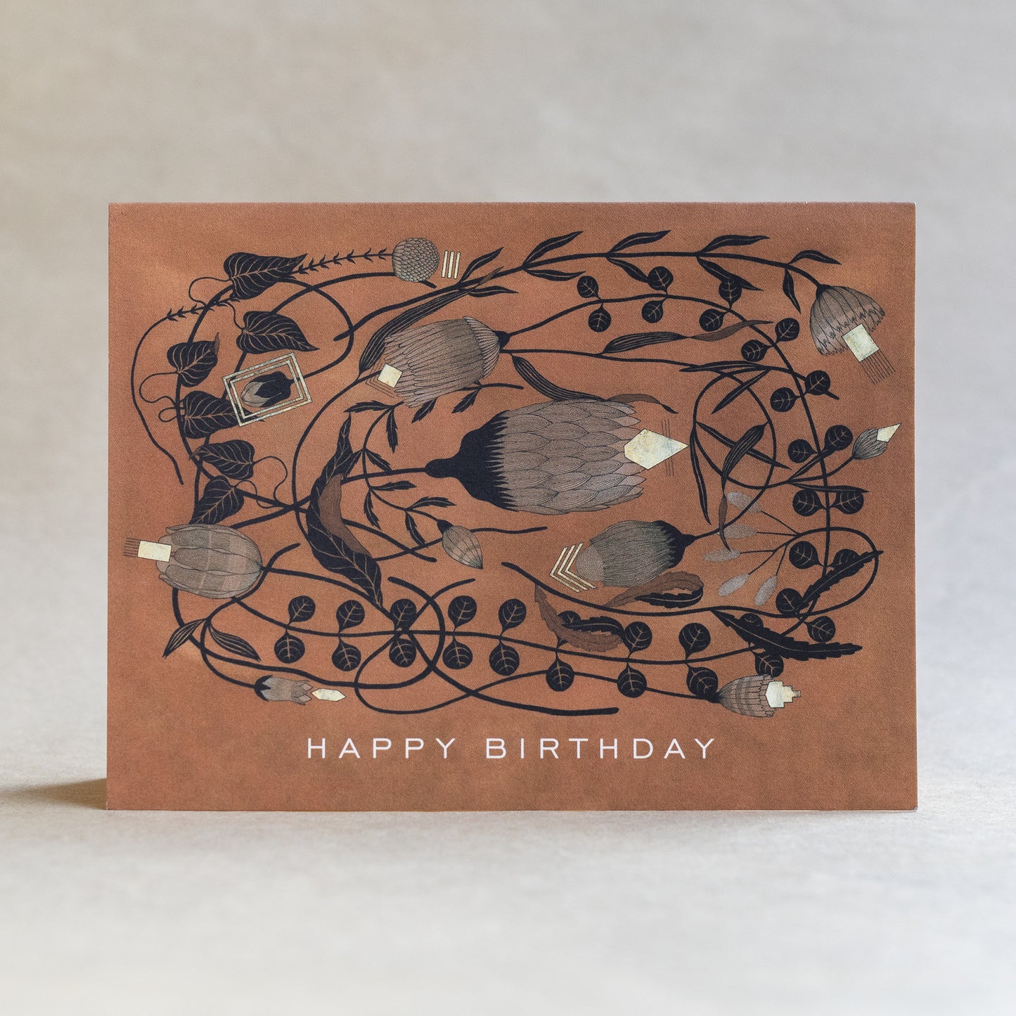 Happy Birthday Floral Notecard
