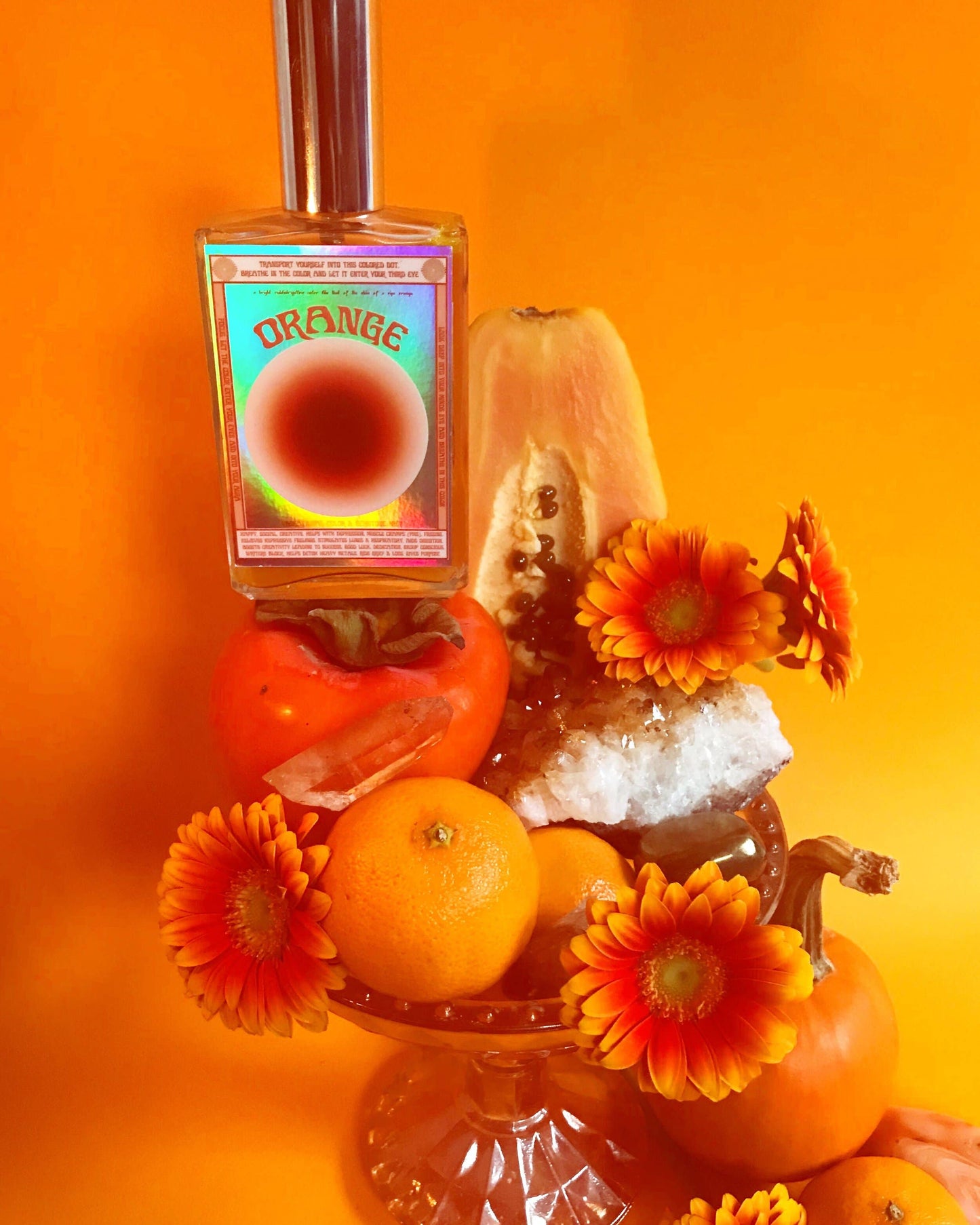 Orange Vibrational Color + Gemstone Mist