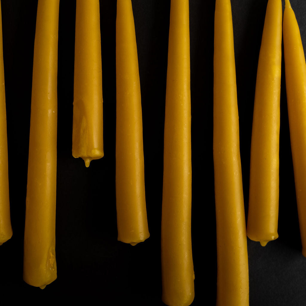 Beeswax Taper Candles