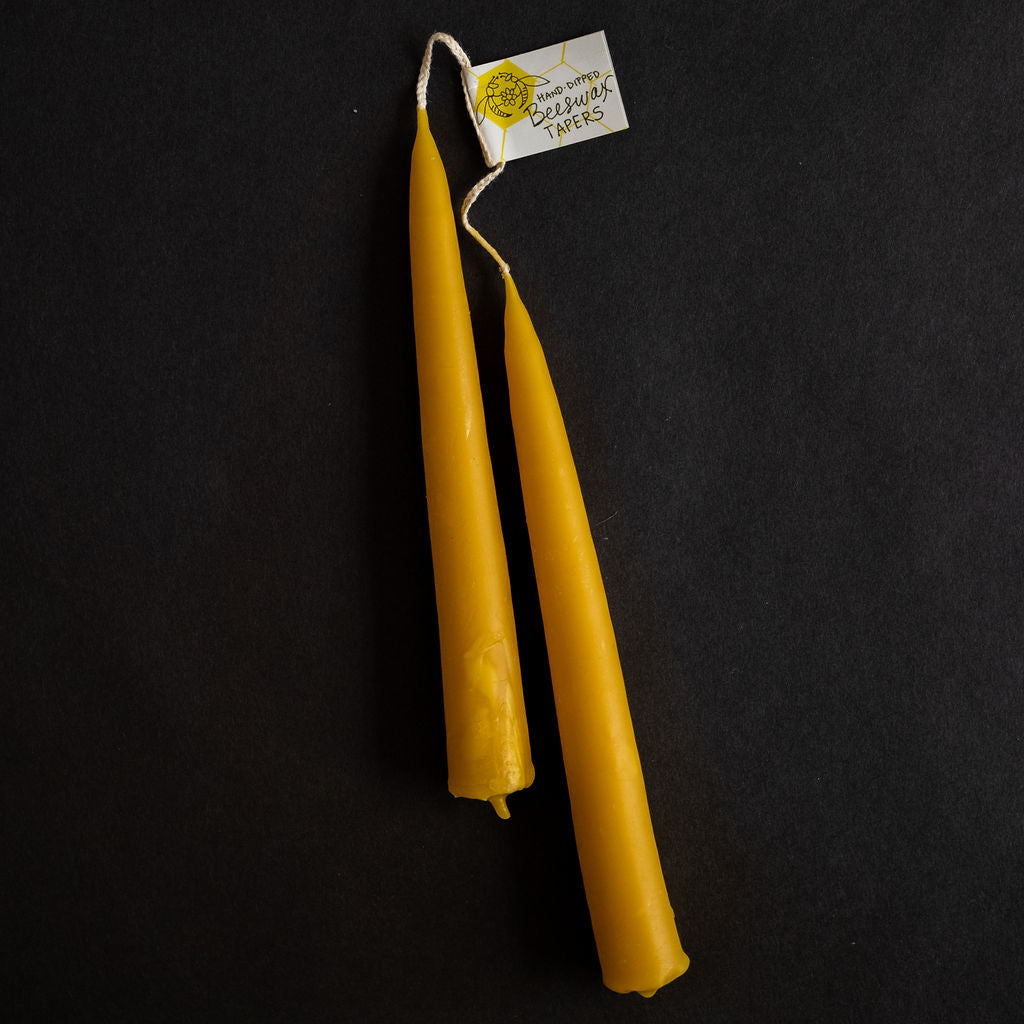 Beeswax Taper Candles