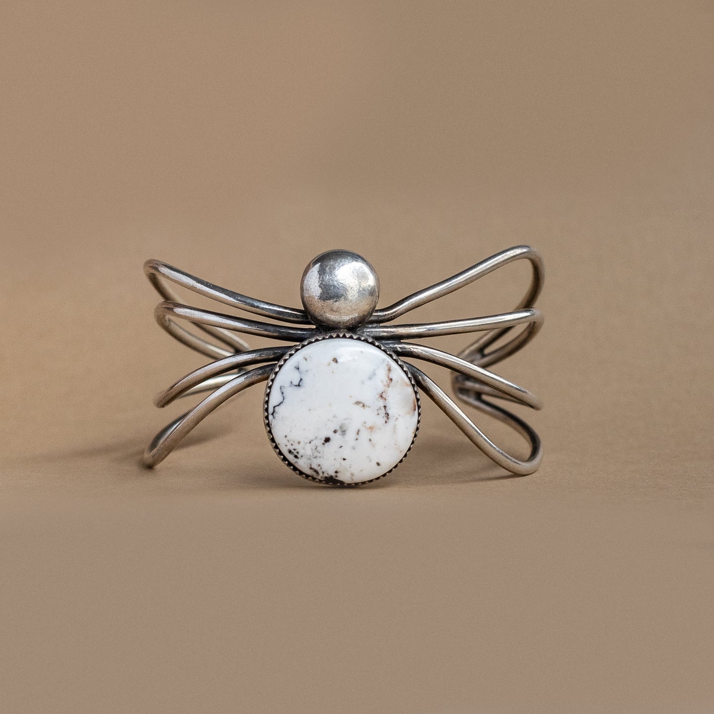 Arachne Cuff: White Buffalo