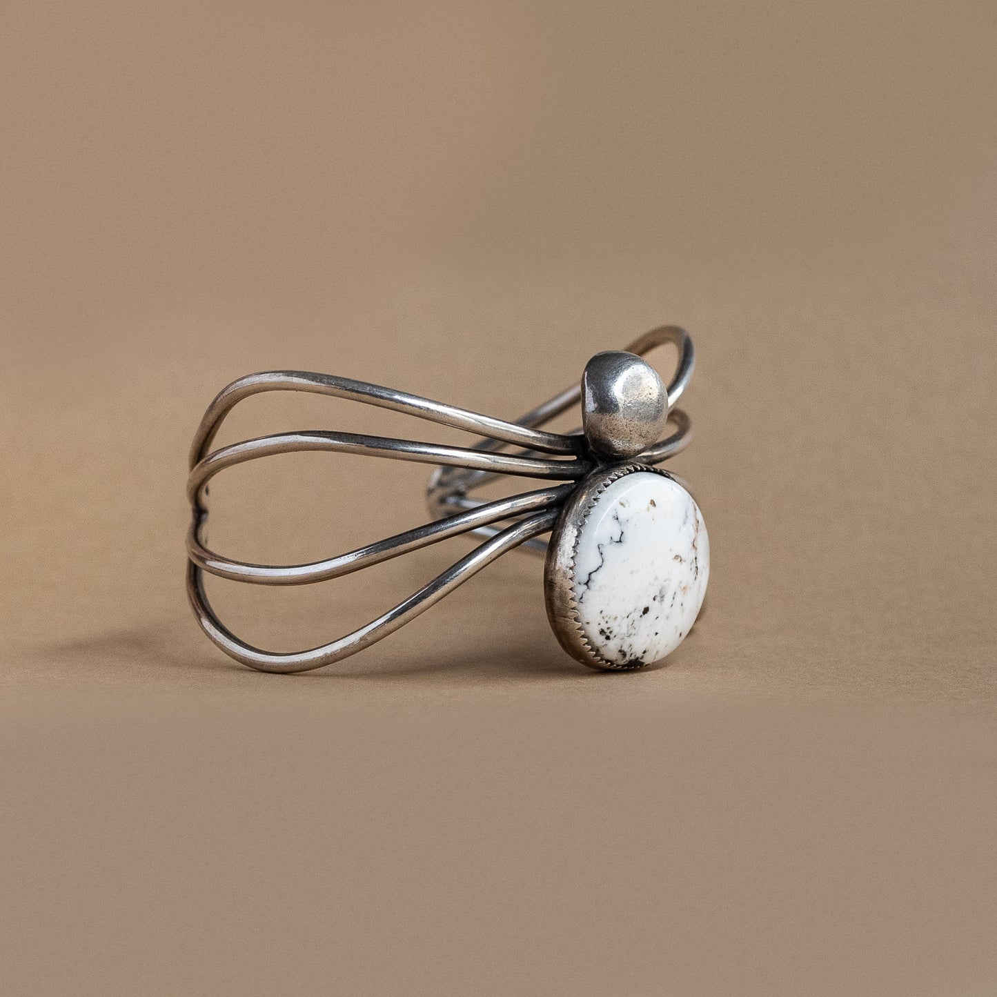 Arachne Cuff: White Buffalo