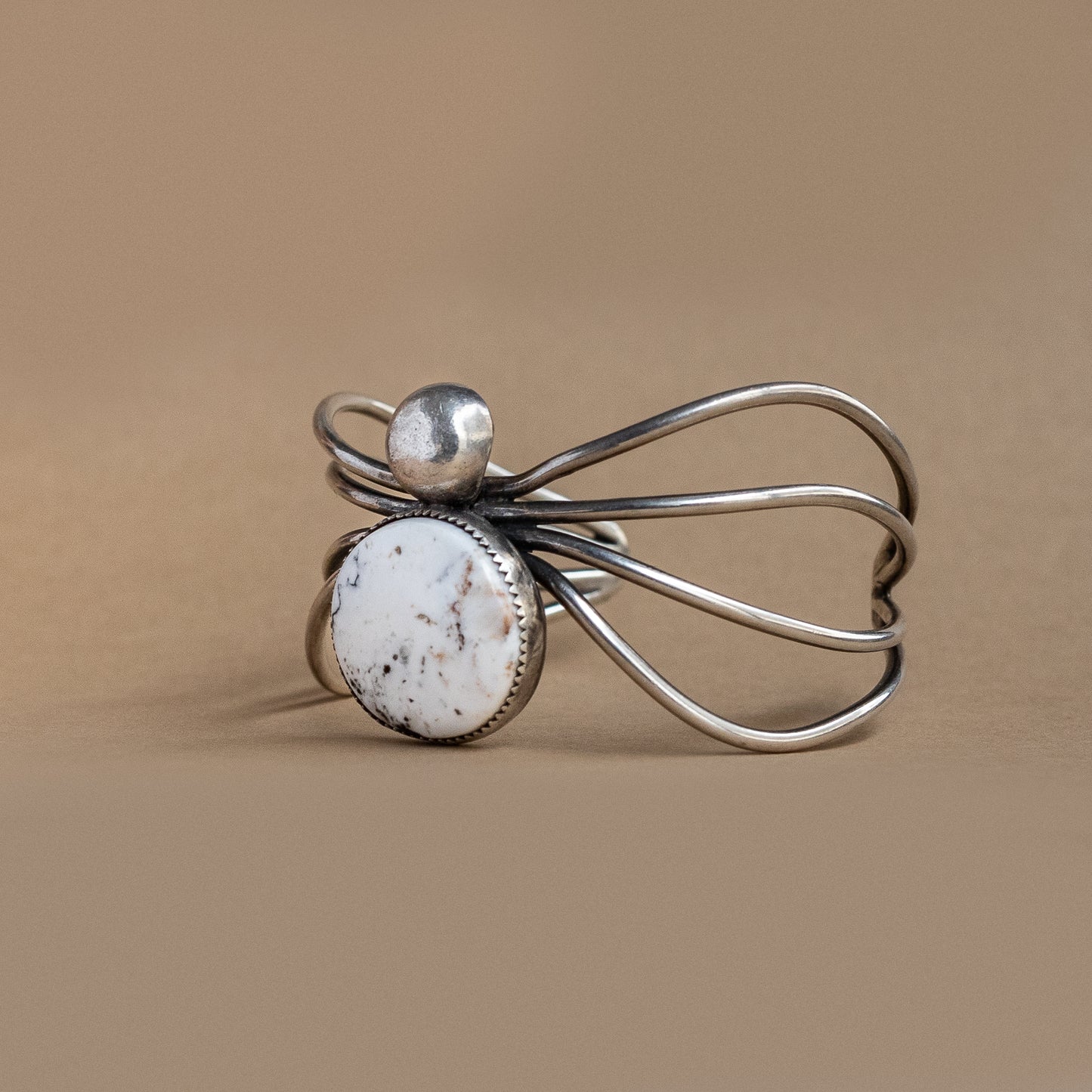 Arachne Cuff: White Buffalo