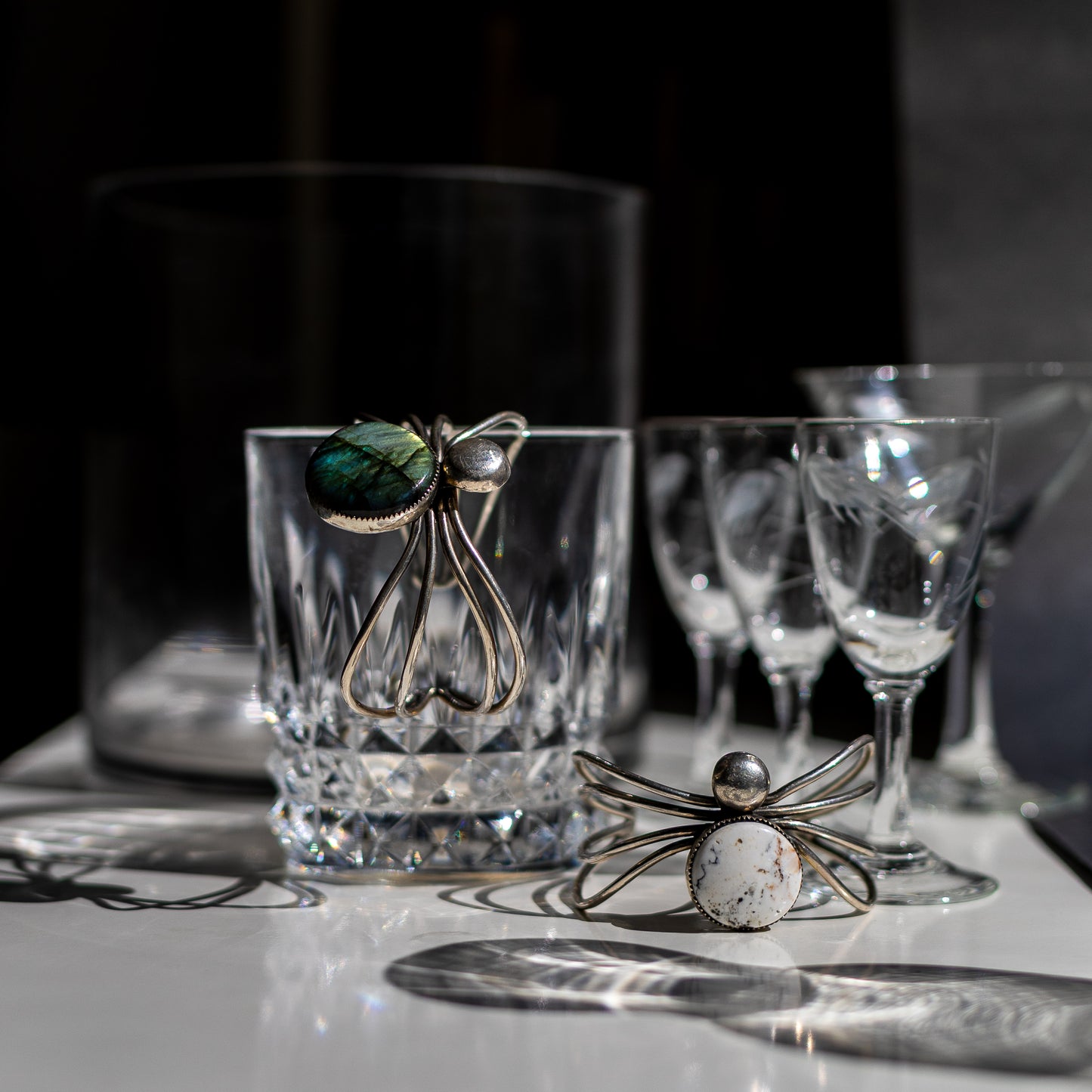 Arachne Cuff: White Buffalo