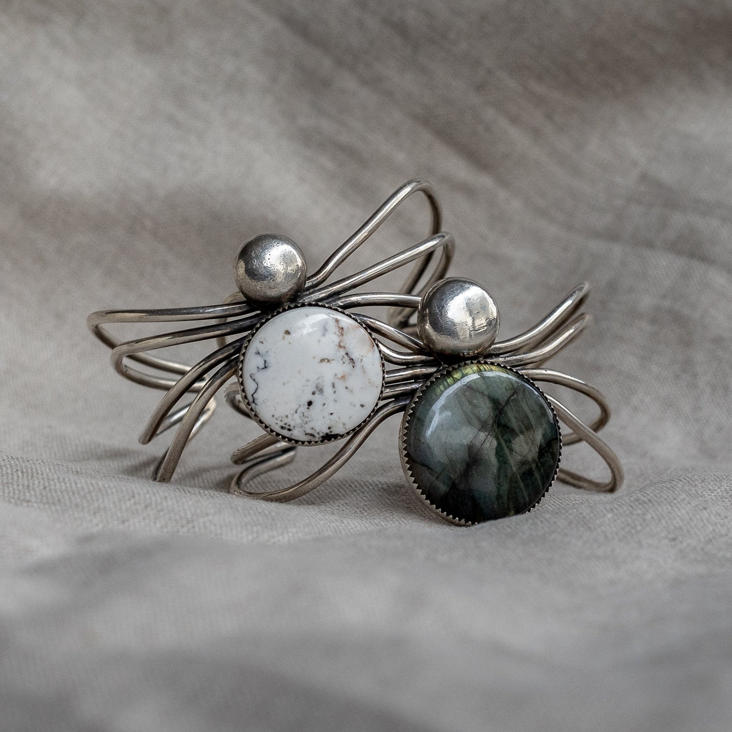 Arachne Cuff: Labradorite