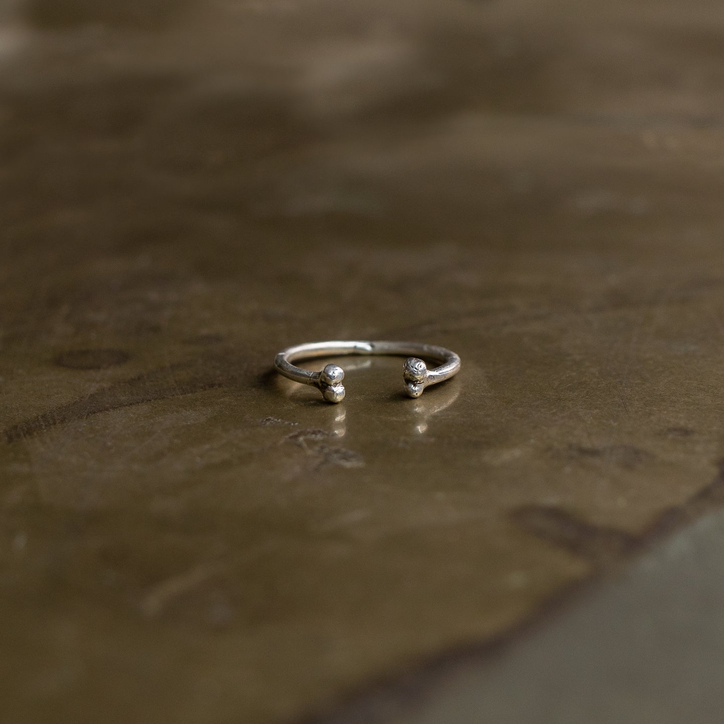 Silver Bone Ring