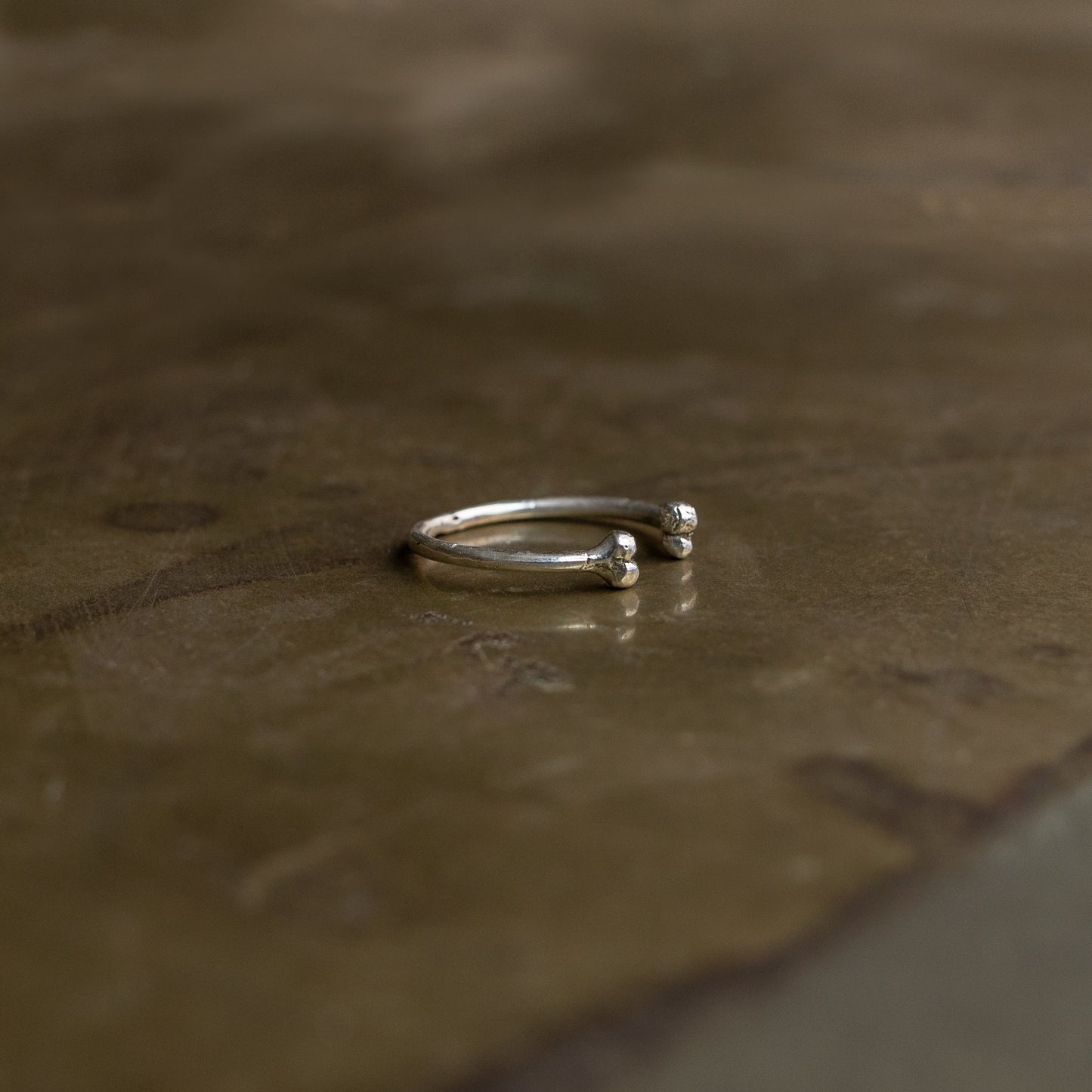 Silver Bone Ring