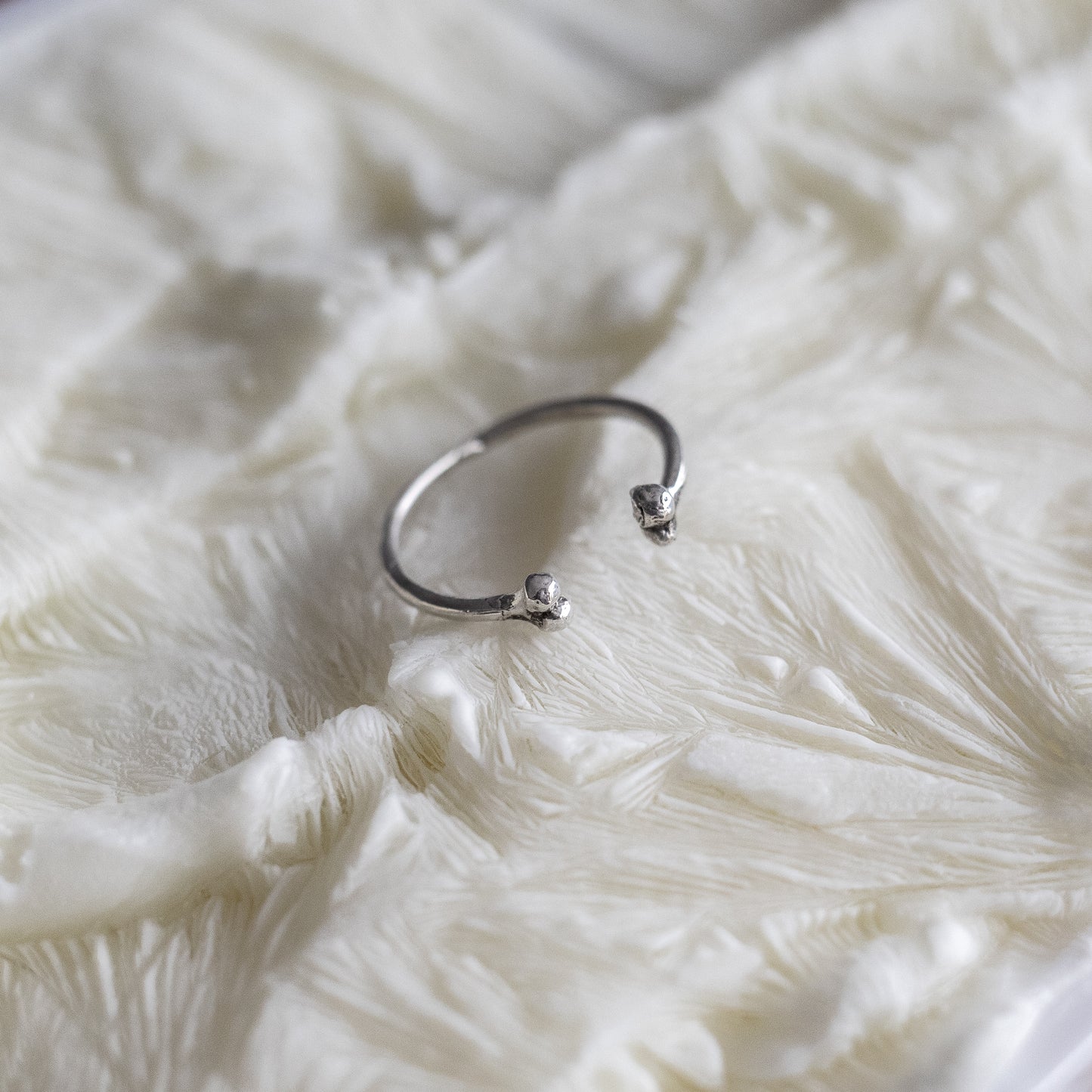 Silver Bone Ring