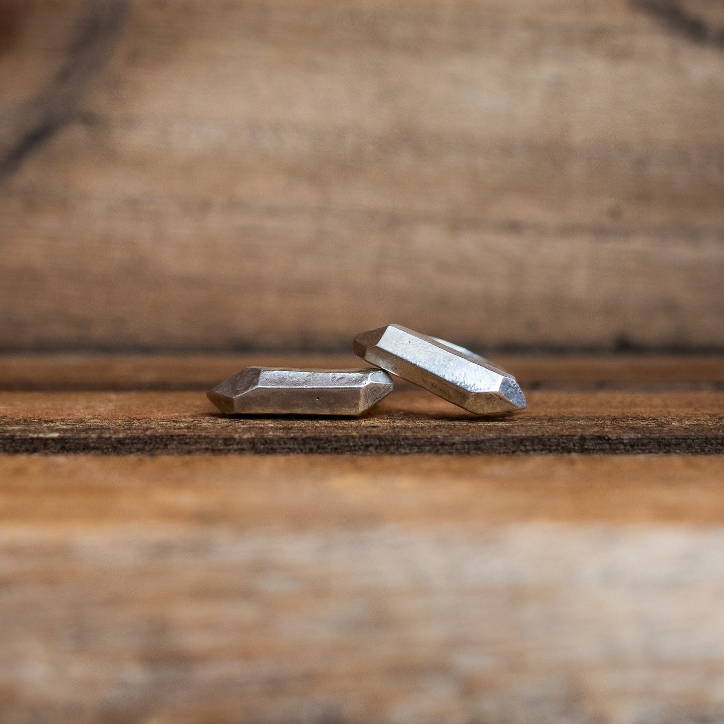 Faceted Crystal Ring