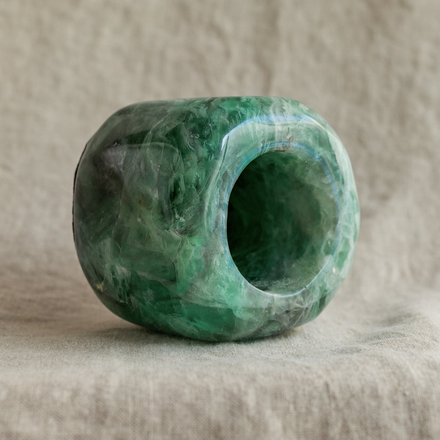 Votive Holder: Fluorite