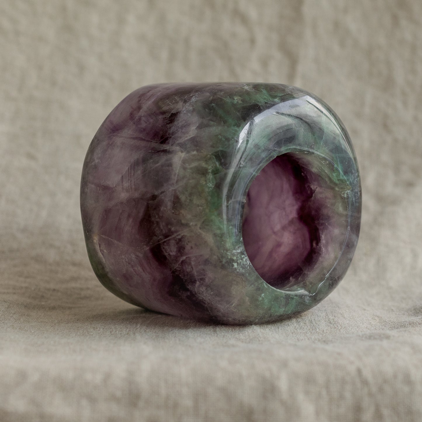 Votive Holder: Fluorite