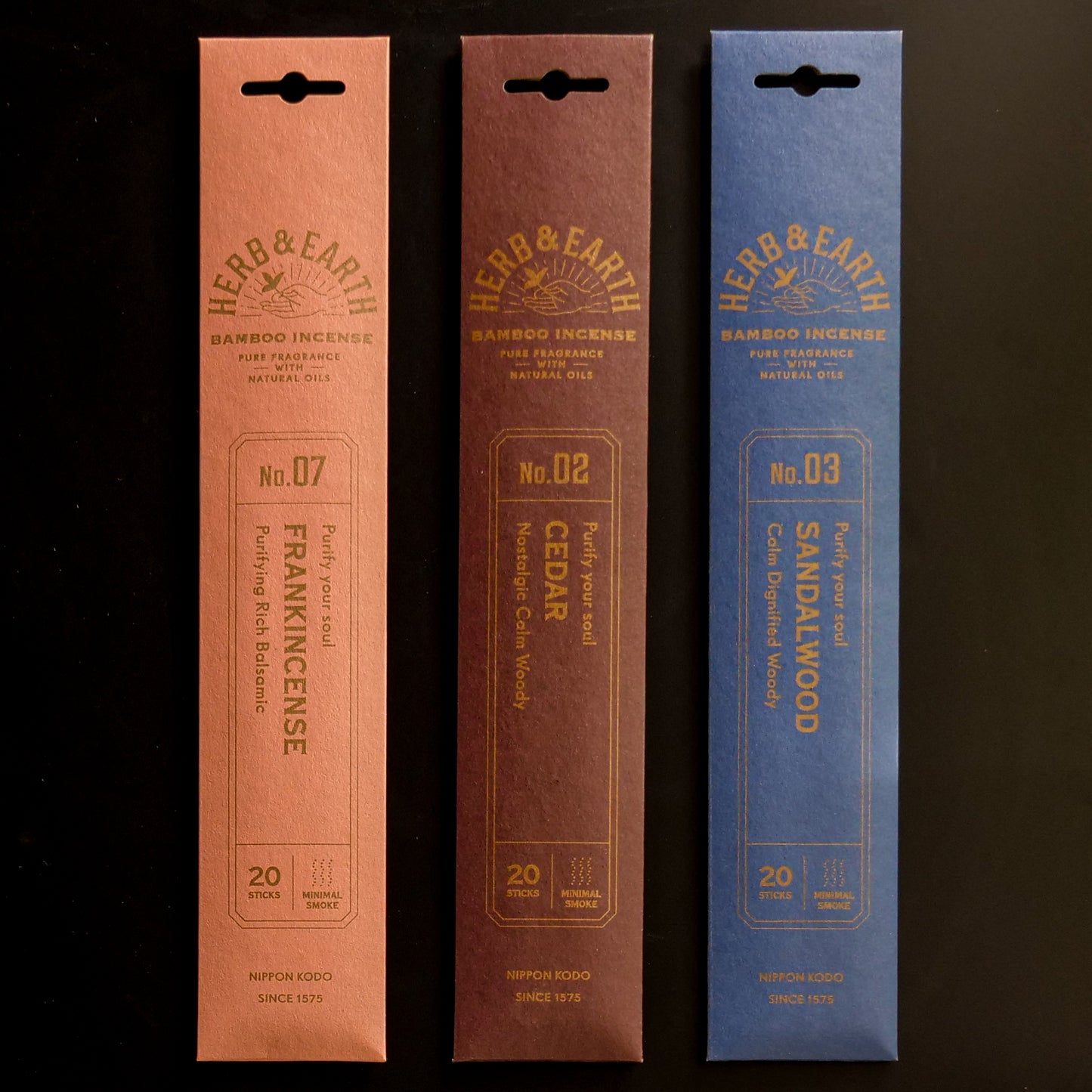 Herb & Earth Bamboo Incense Sticks