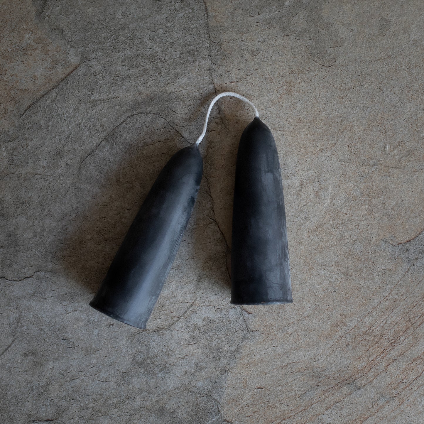Beeswax Candles: Stubby