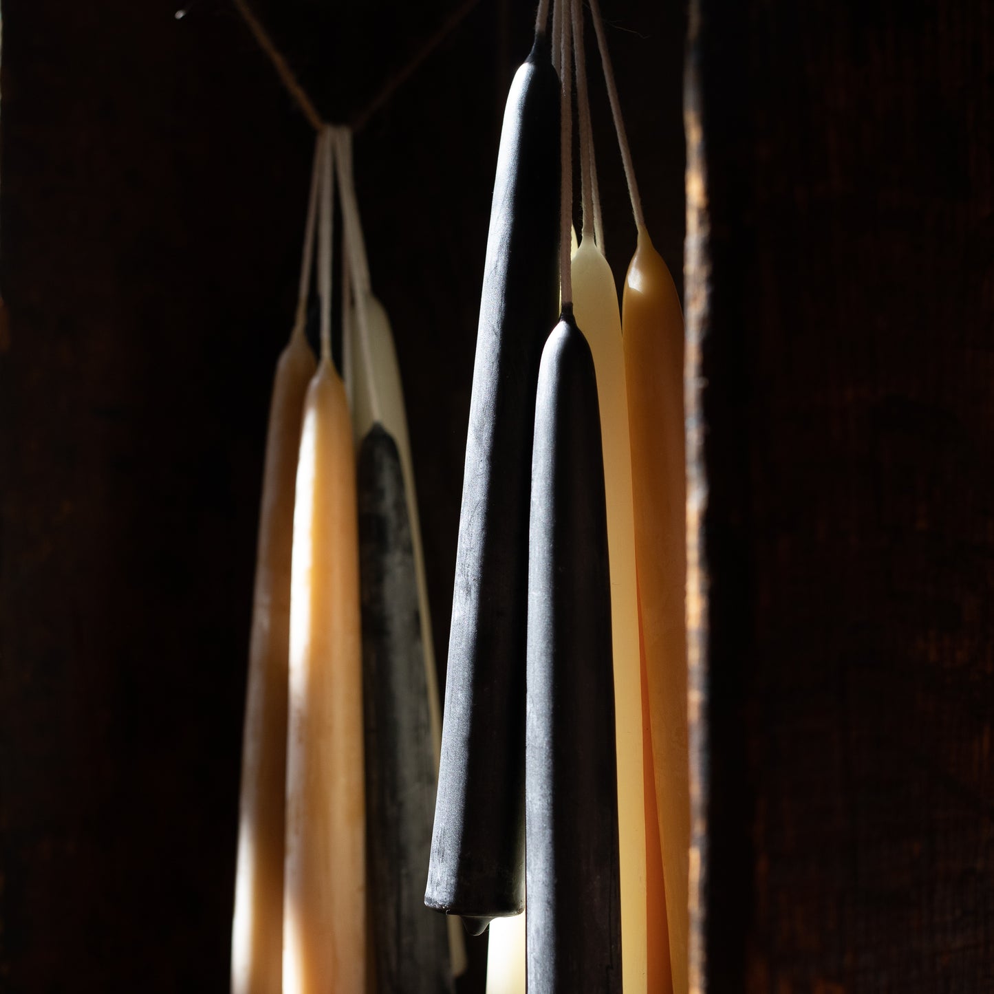 Beeswax Candles: Taper