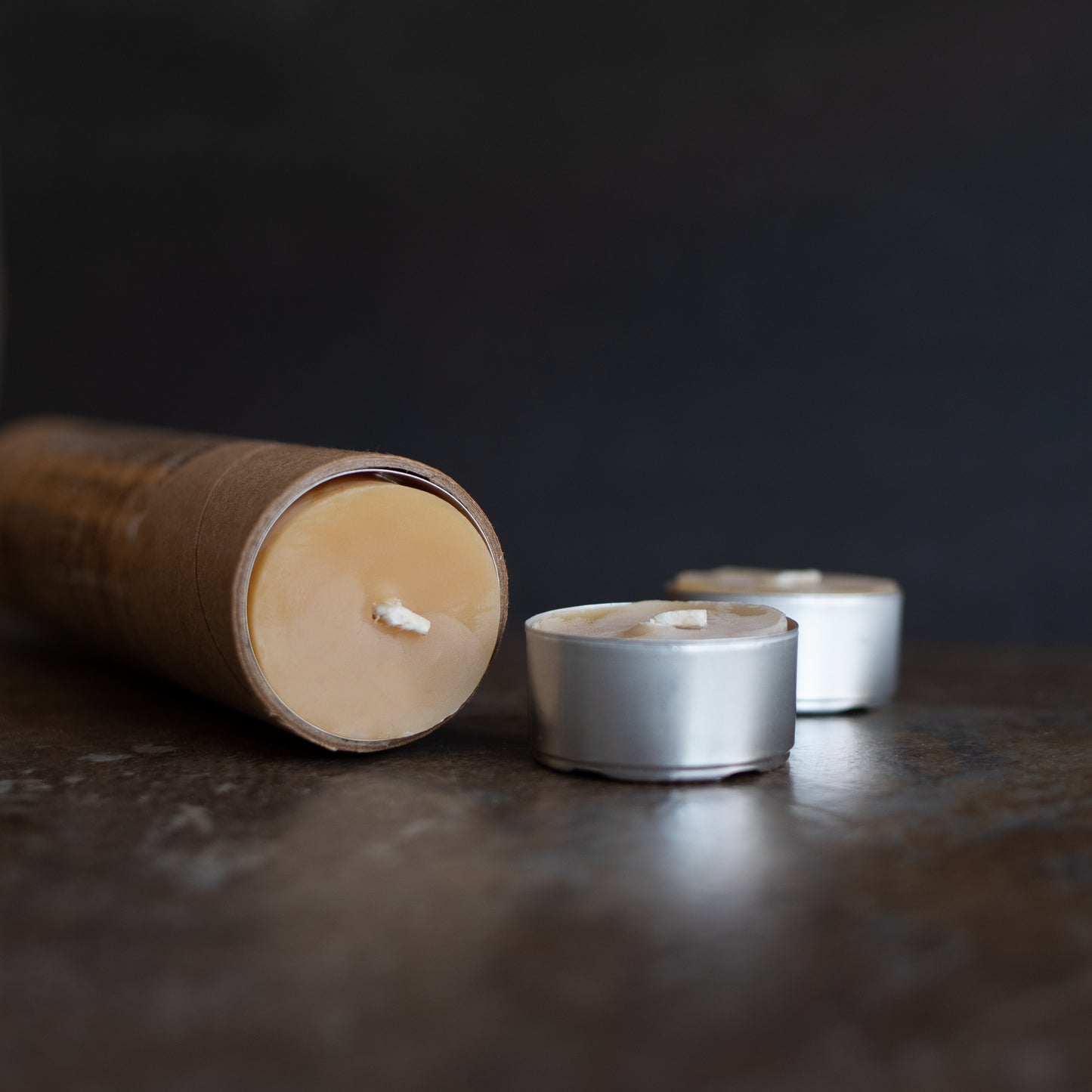 Beeswax Candles: Tealight