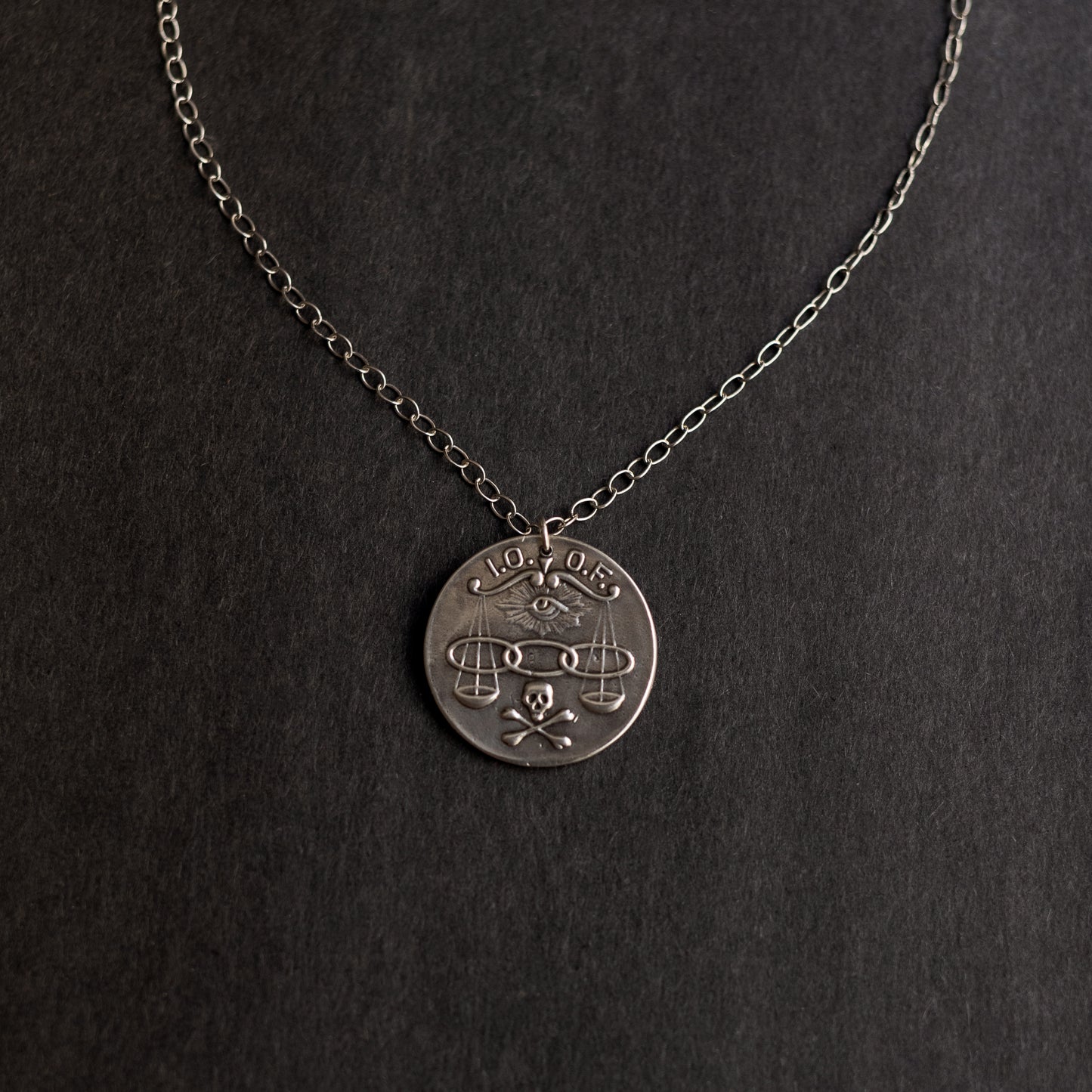 Oddfellows Secret Society Pendant