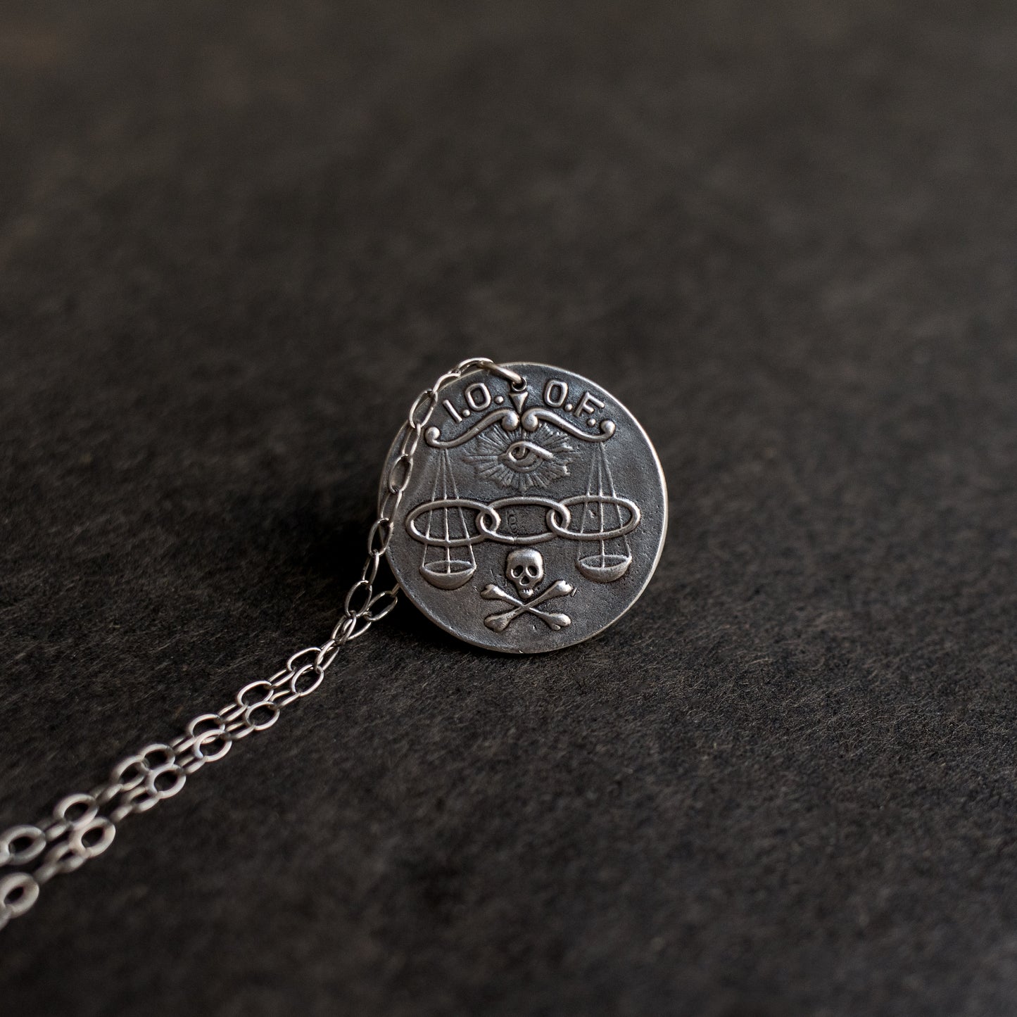 Oddfellows Secret Society Pendant