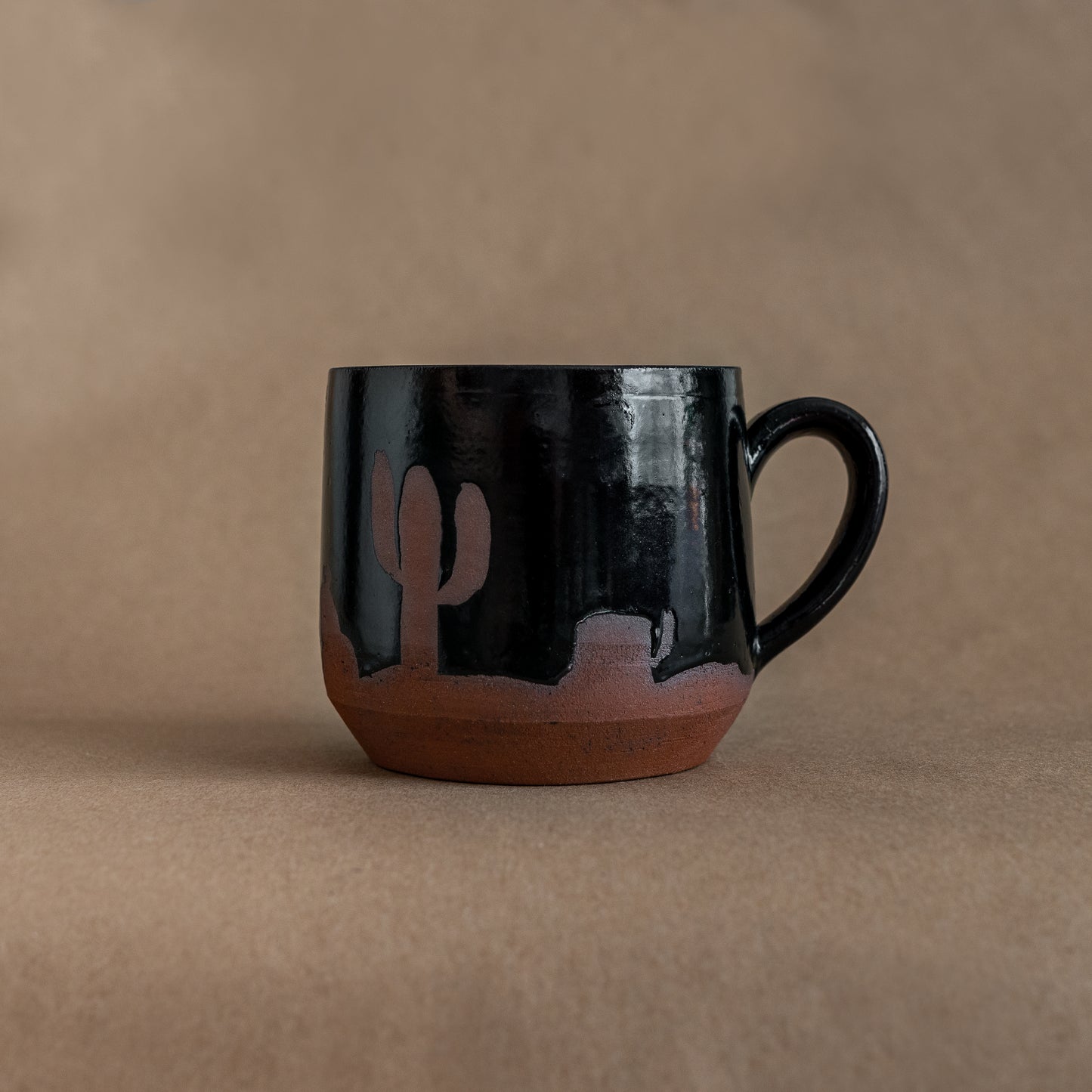 Sarah Duyer: Black Cactus Mug
