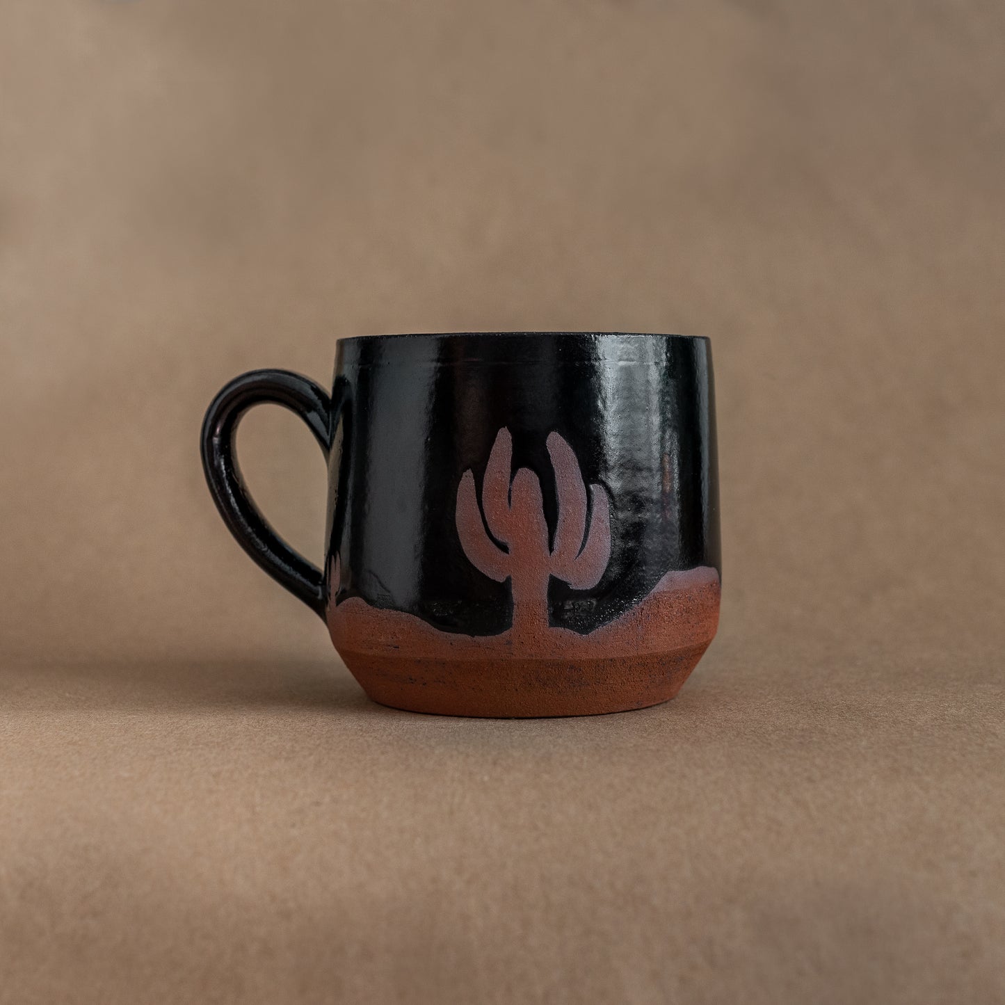 Sarah Duyer: Black Cactus Mug