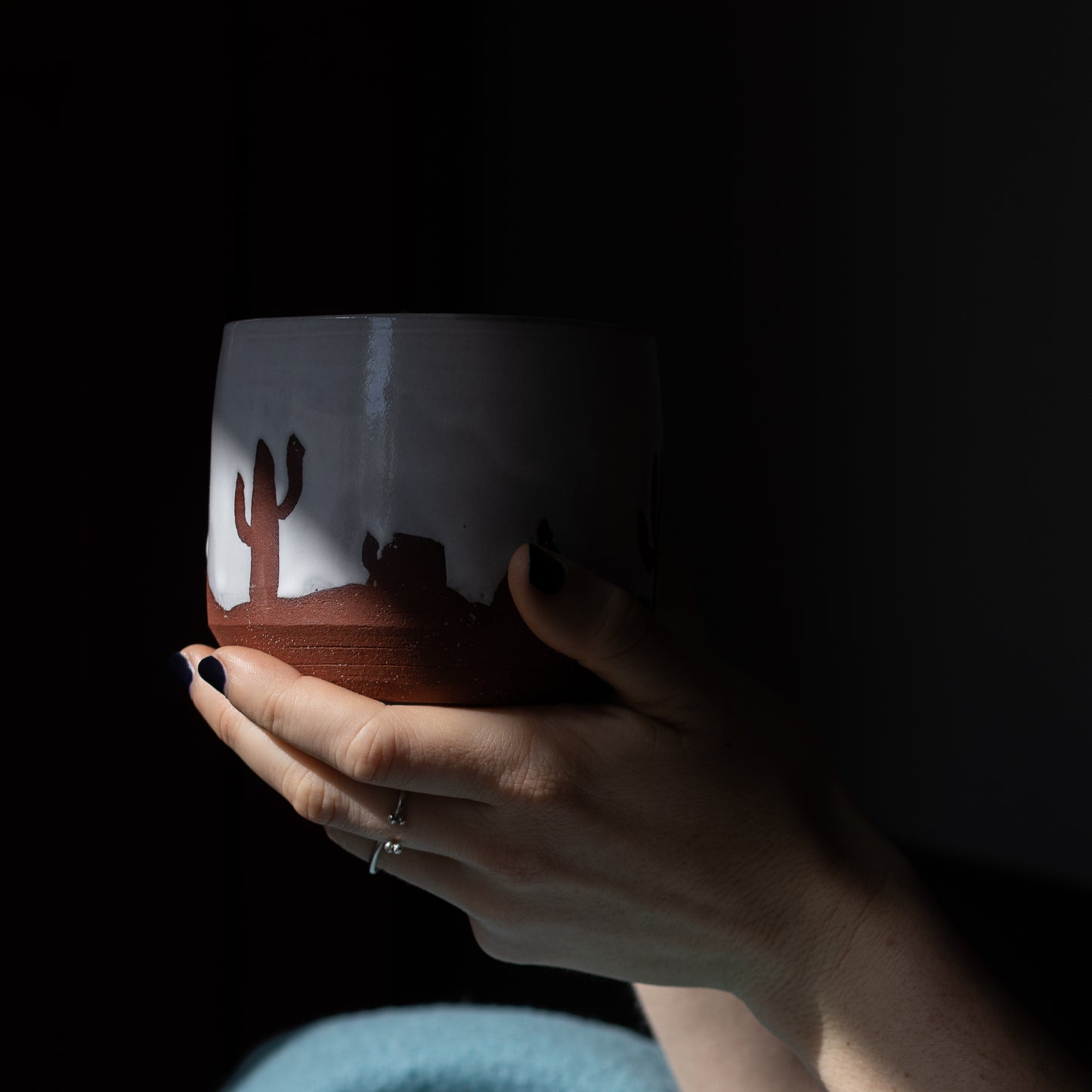 White Cactus Mug