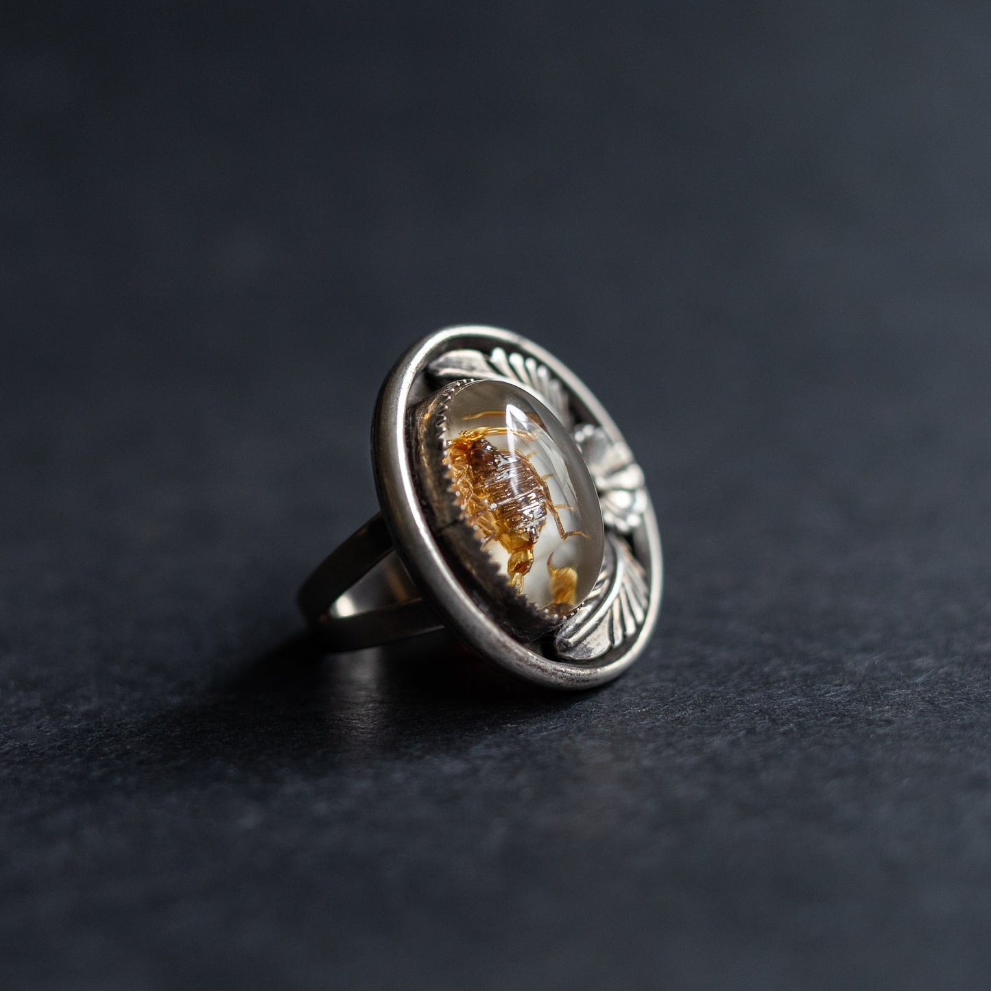 Luna Scorpion Ring