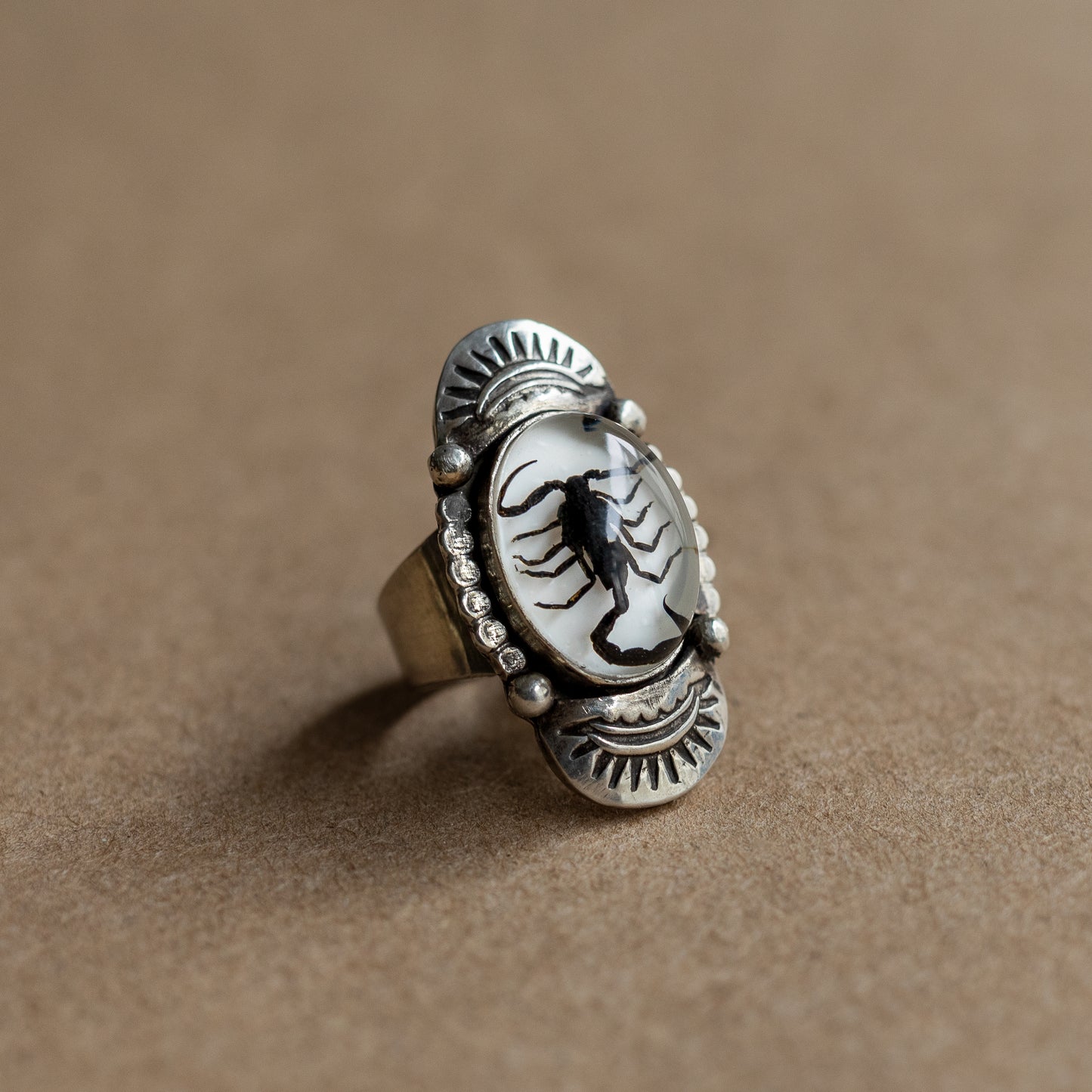Sol Scorpion Ring