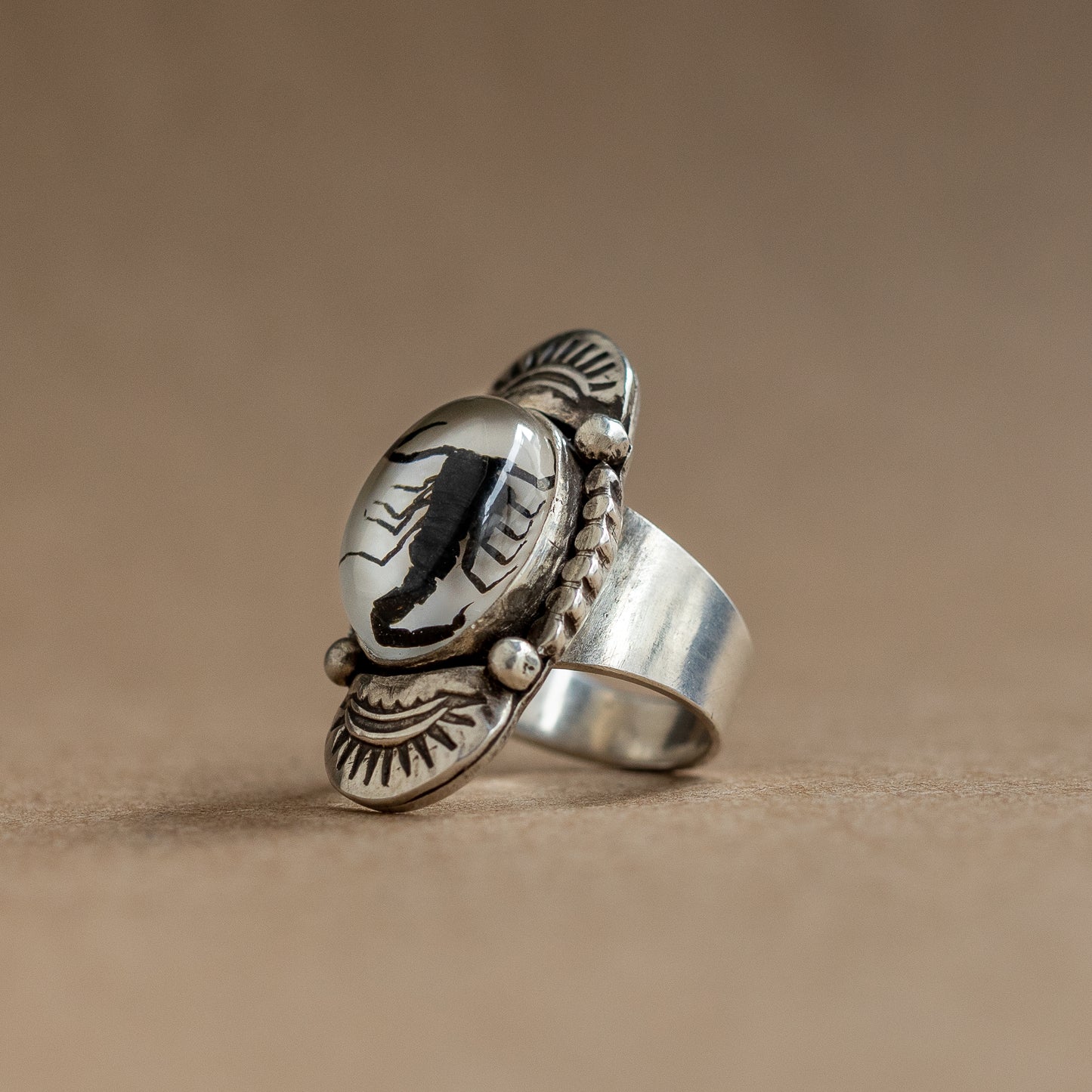 Sol Scorpion Ring