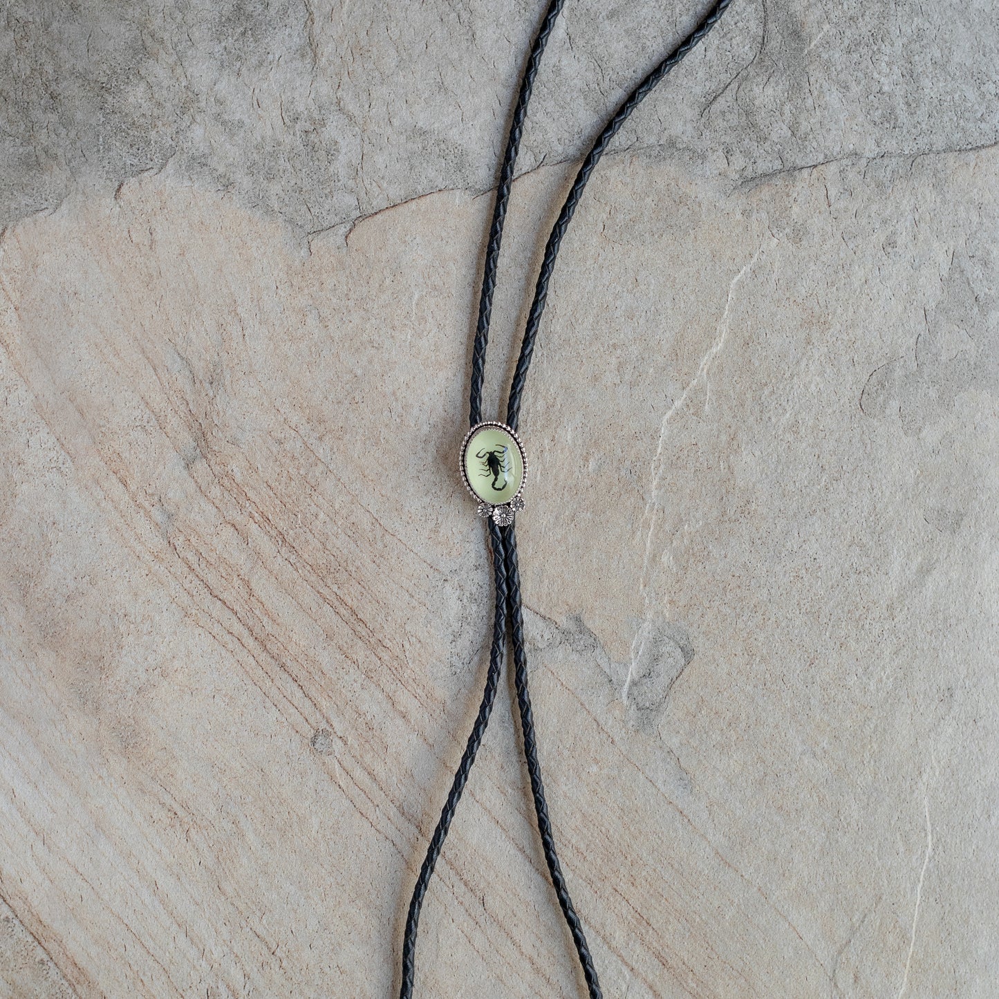 Black Glow In The Dark Scorpion Bolo