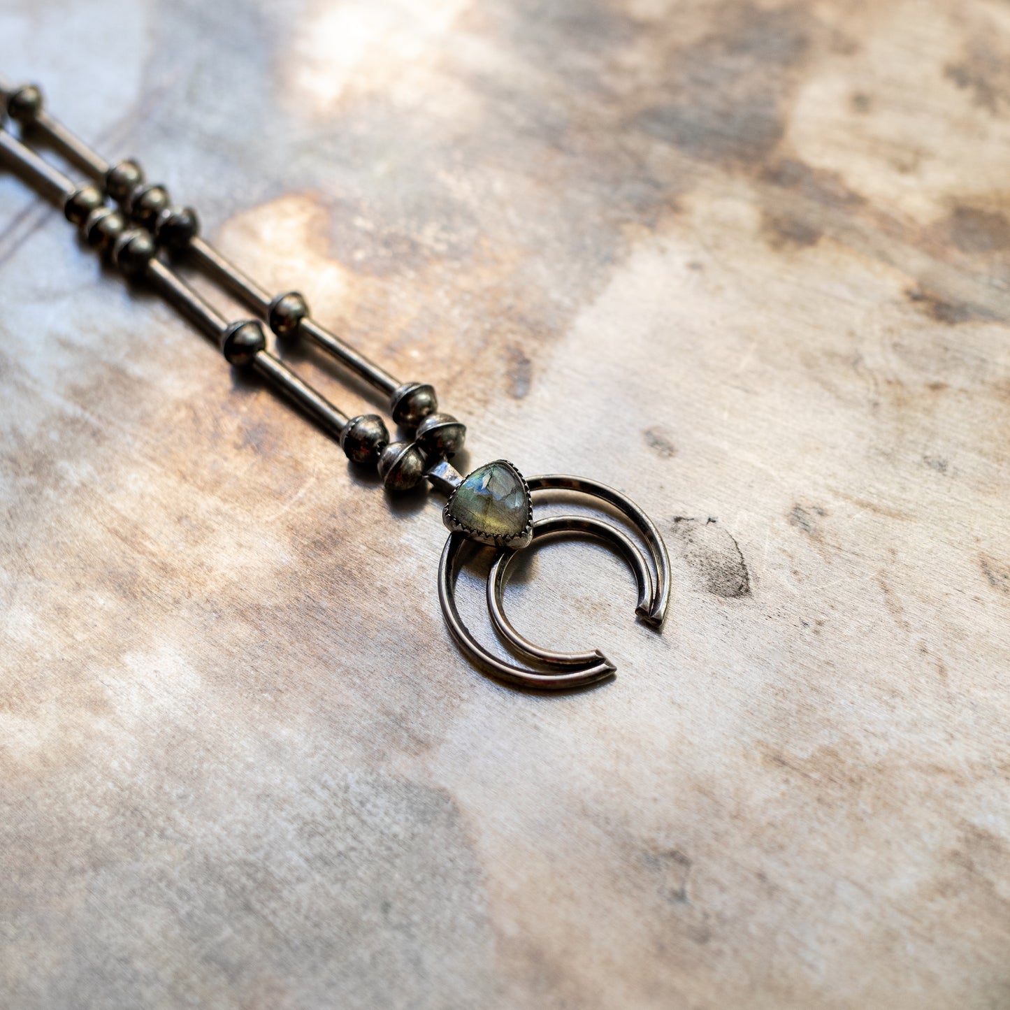 Selene Naja Necklace: Labradorite