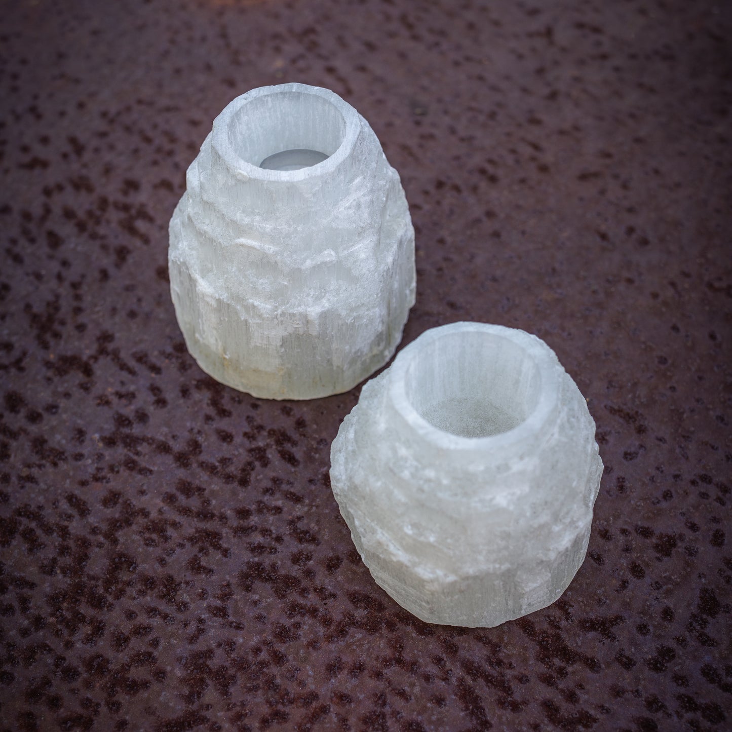 Votive Holder: Selenite