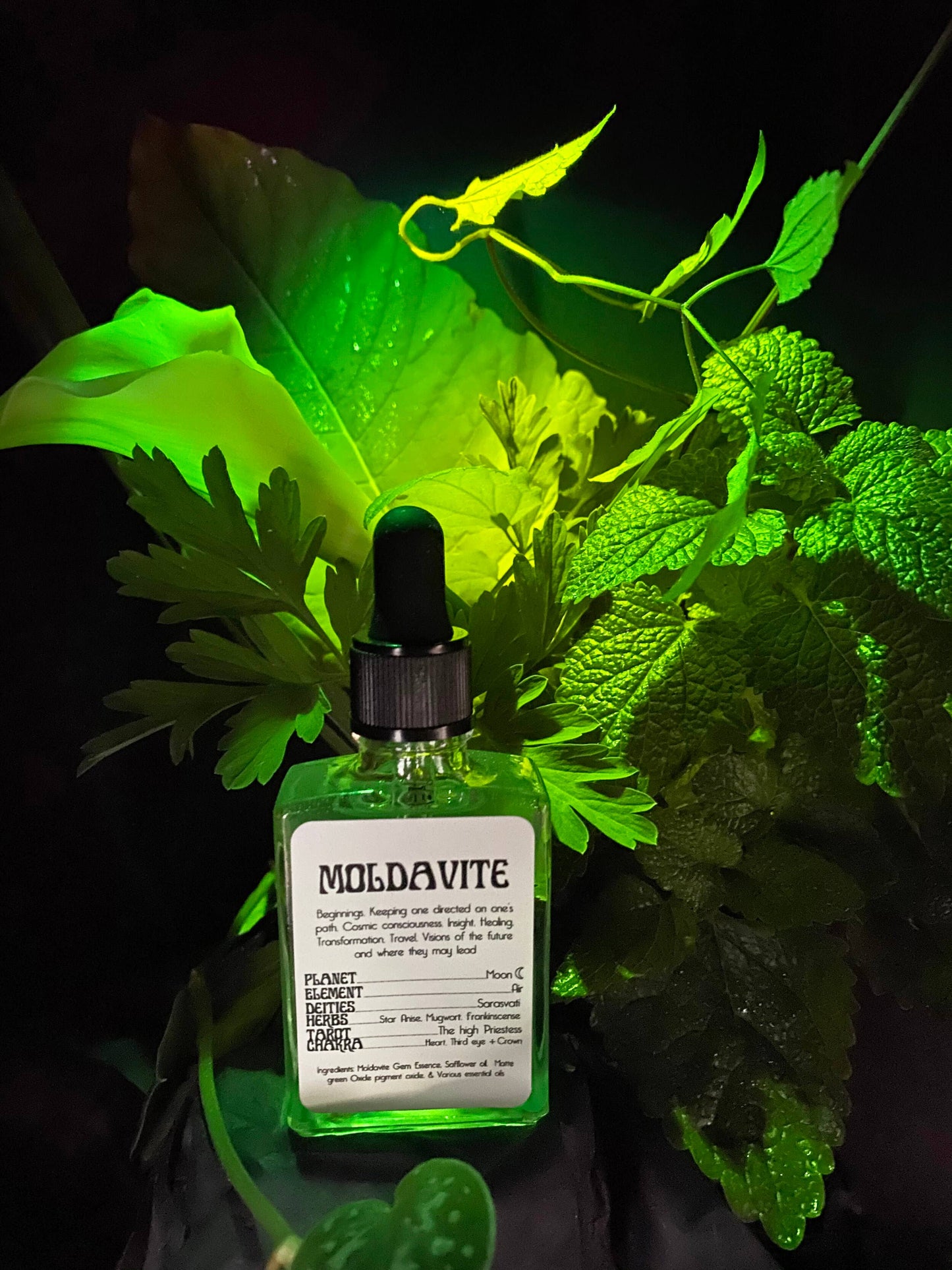 Moldavite Ritual Gem Essence