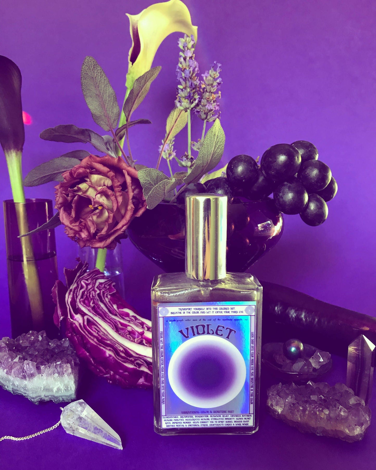 Violet Vibrational Color + Gemstone Mist