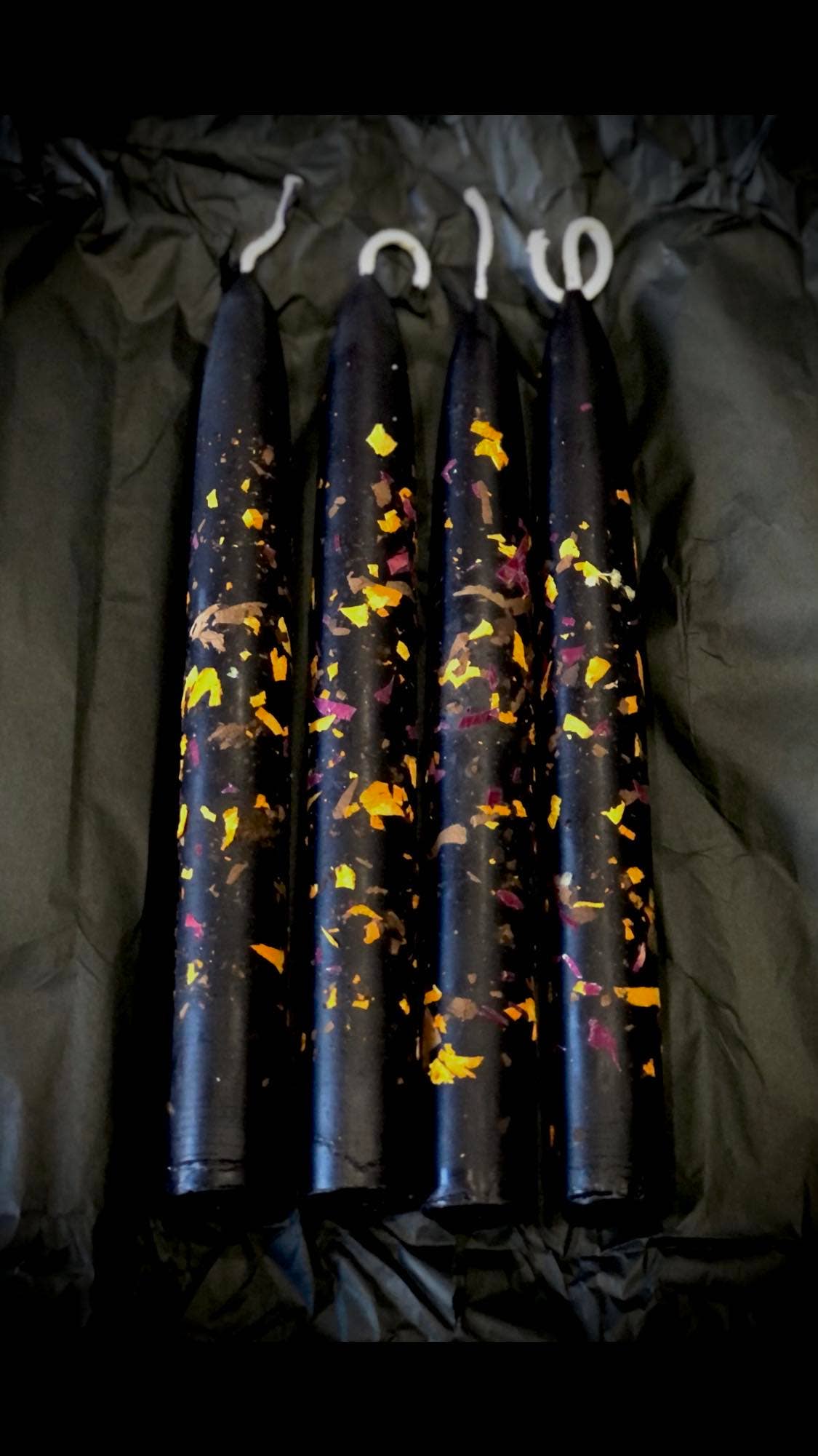 Blak Magick Beeswax Ritual Candle
