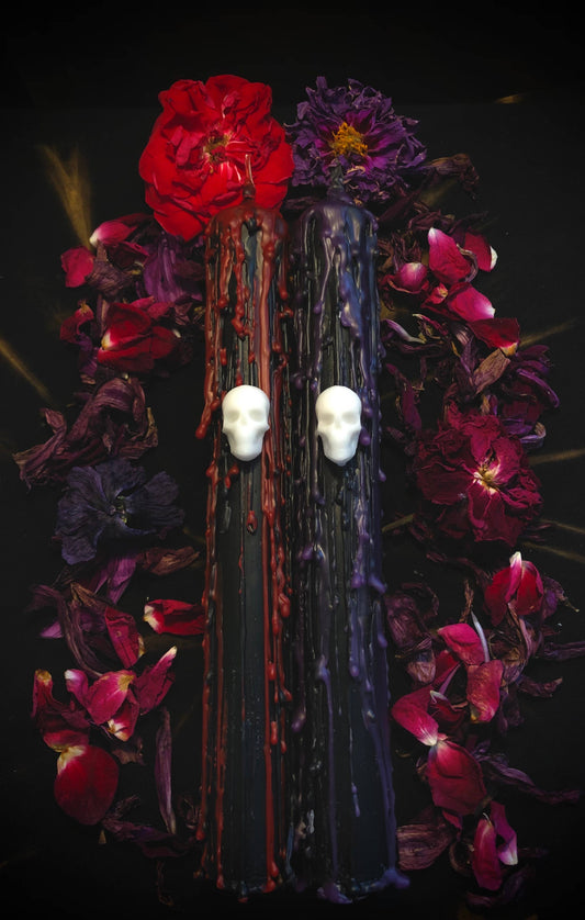 Memento Mori Ritual Candle Set