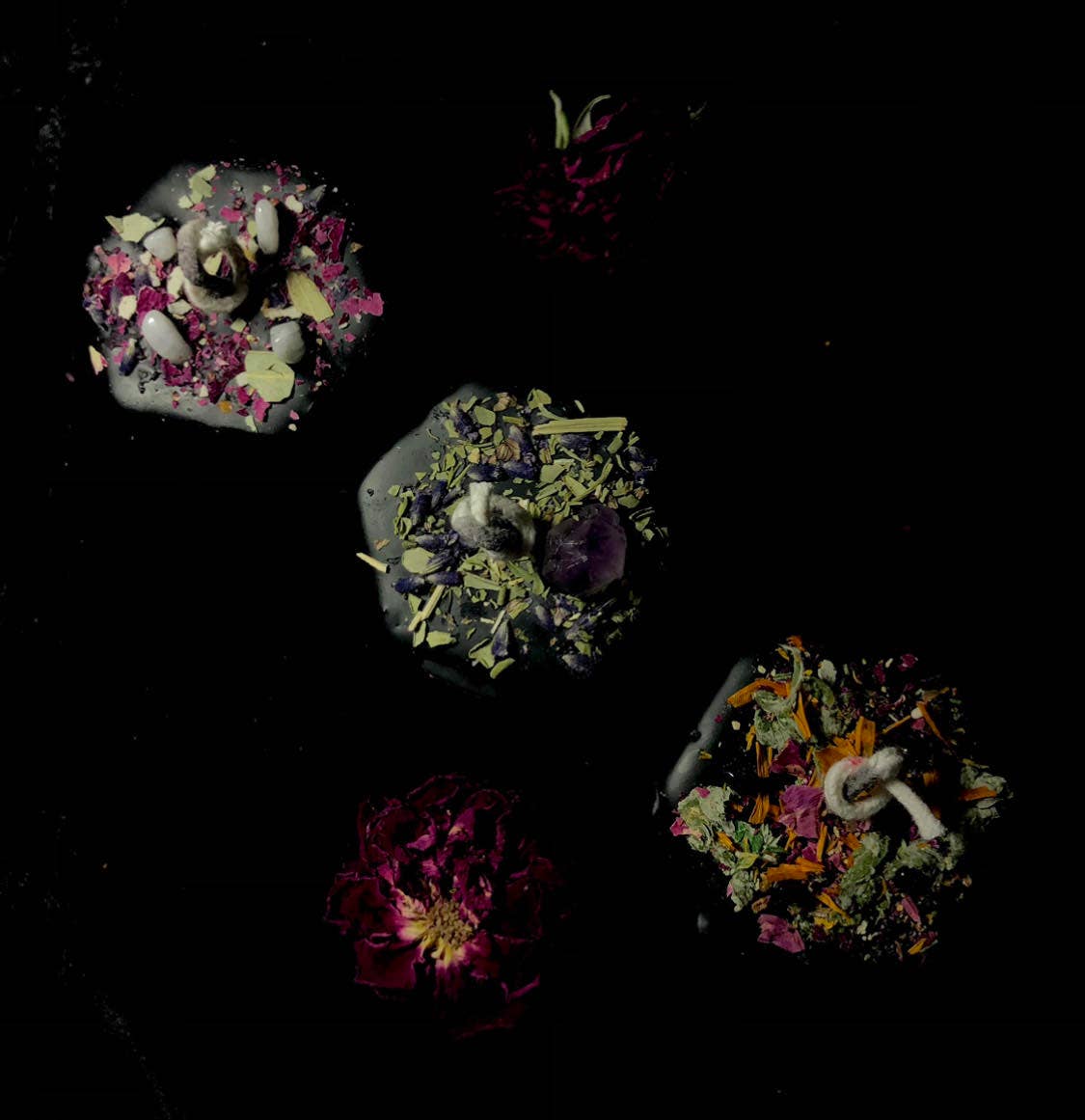 Lil Blak Hex Beeswax Ritual Candle