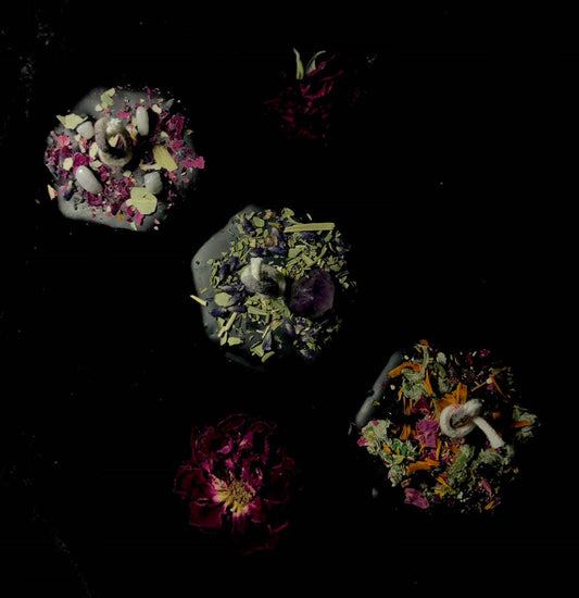 Lil Blak Hex Beeswax Ritual Candle