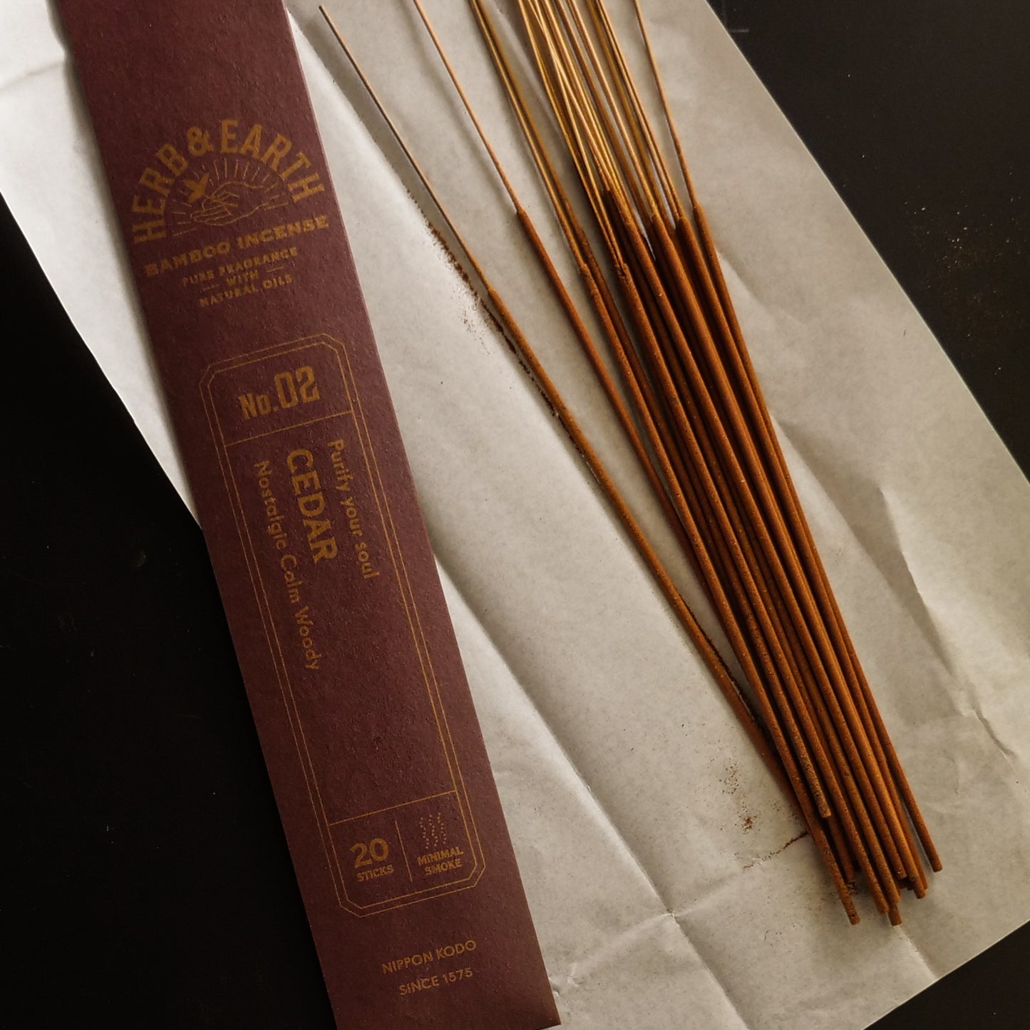 Herb & Earth Bamboo Incense Sticks