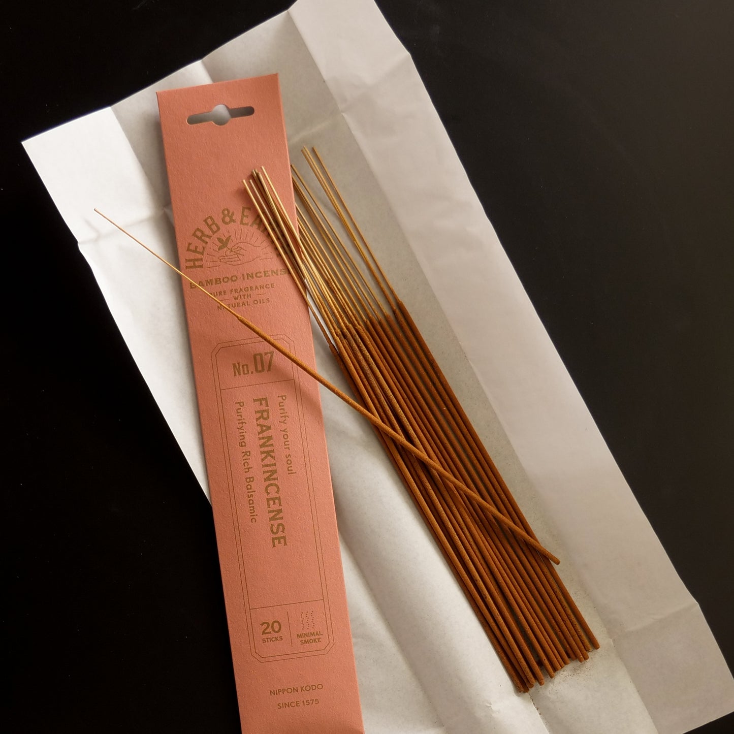 Herb & Earth Bamboo Incense Sticks