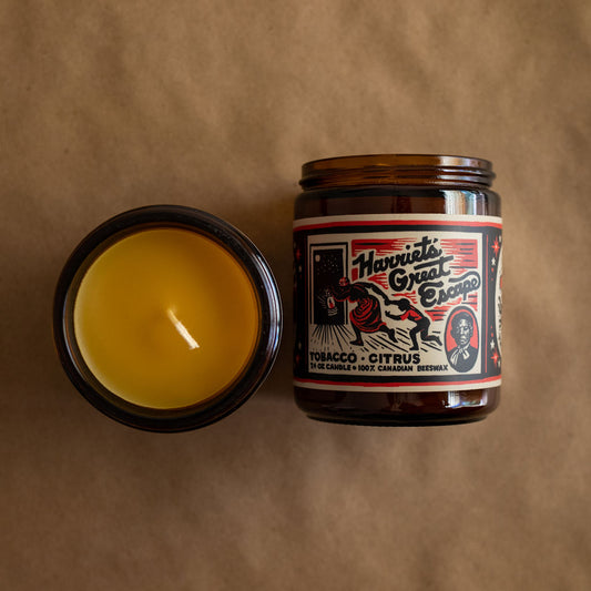 Wolf Pachacuti: Harriet's Great Escape Candle